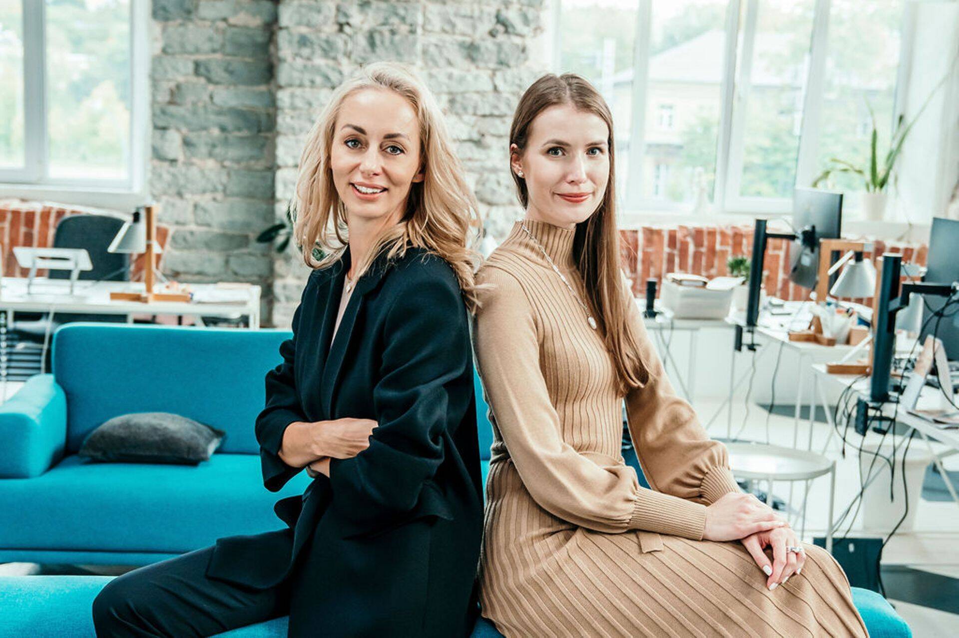 Mervi Pirhonen ja Birgit Karus digiturundusagentuurist NOH Production.