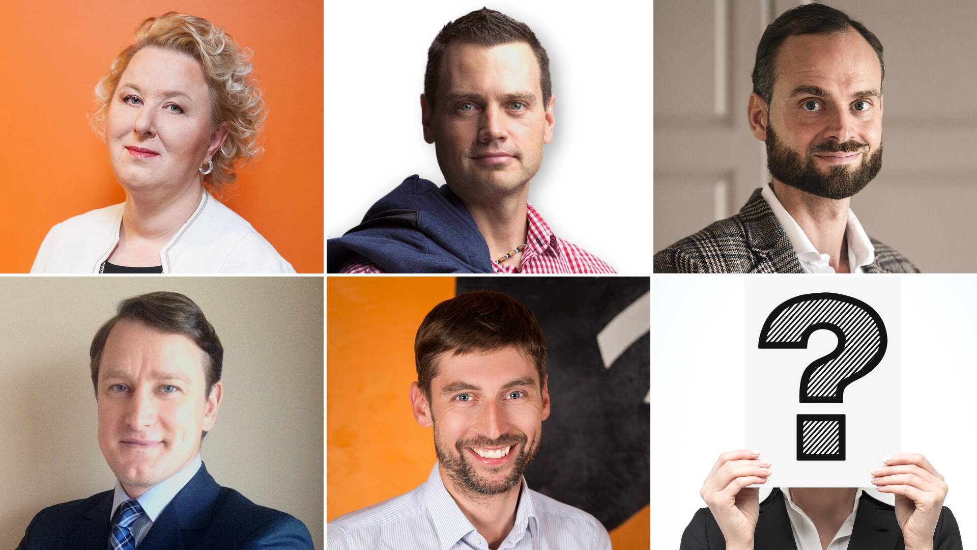 Senised tiitlivõitjad: üleval Heli Raidve, Kaido Pajumaa ja Alar Ojastu; all Jaanus Kangur ja Margo Loor.