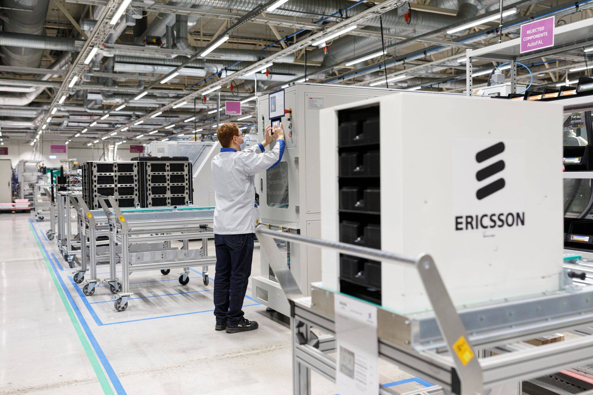 Rootsi börsiettevõtte Ericsson omab tehast ka Tallinnas.