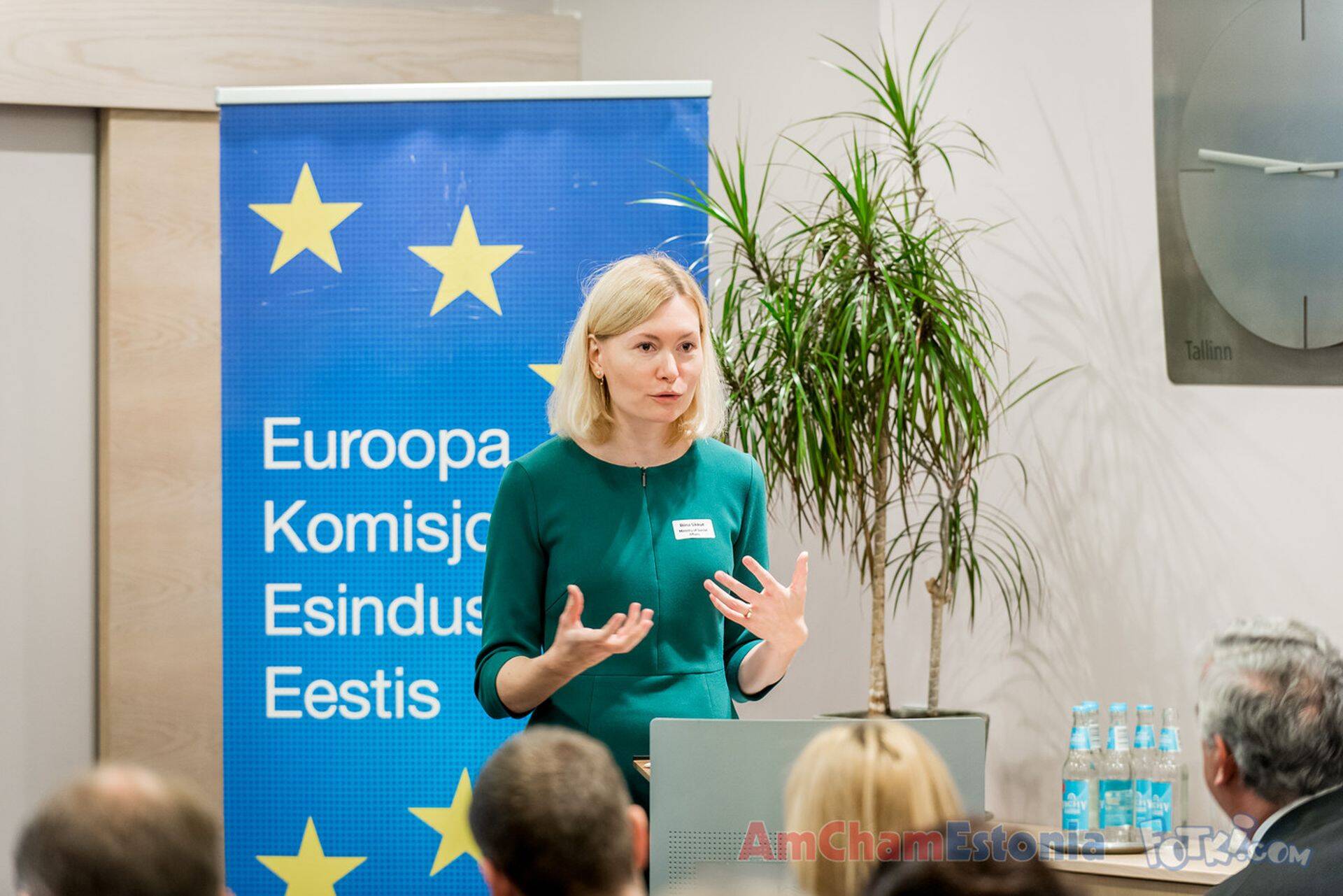 Tervise- ja tööminister Riina Sikkut.