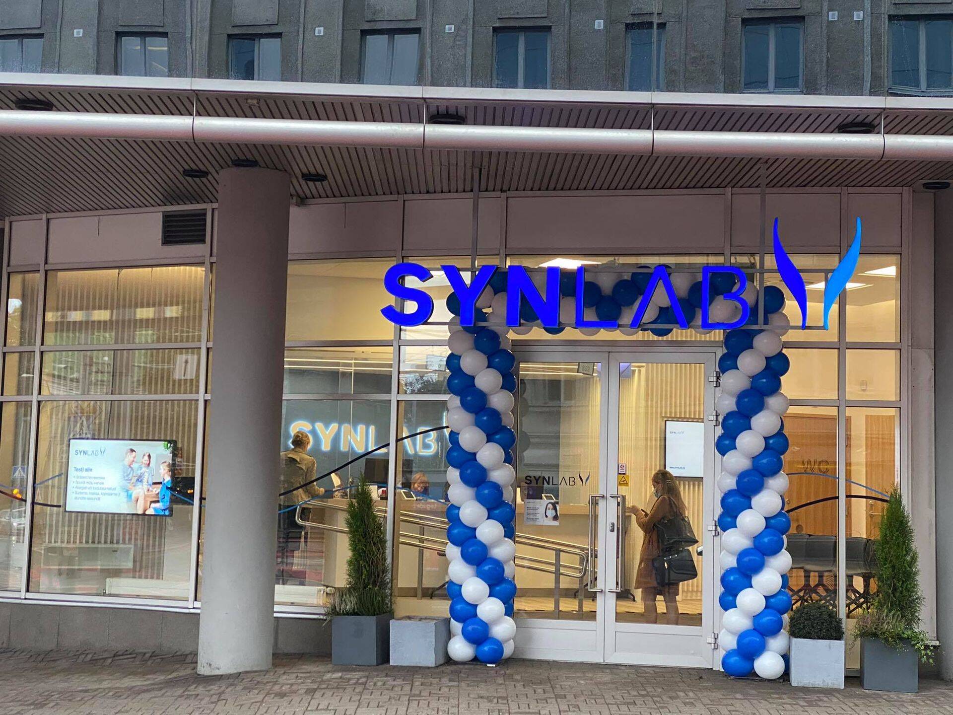 Laborifirma proovivõtu koht Tallinnas Vabaduse platsi juures.