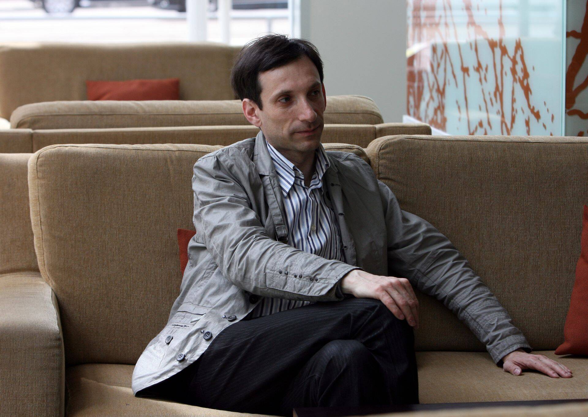 TLMP05: VITALI PORTNIKOV   : TALLINN, EESTI, 01JUN10Pildil on Ukraina ajakirjanik Vitali Portnikov. lt/Foto:LIIS TREIMANN