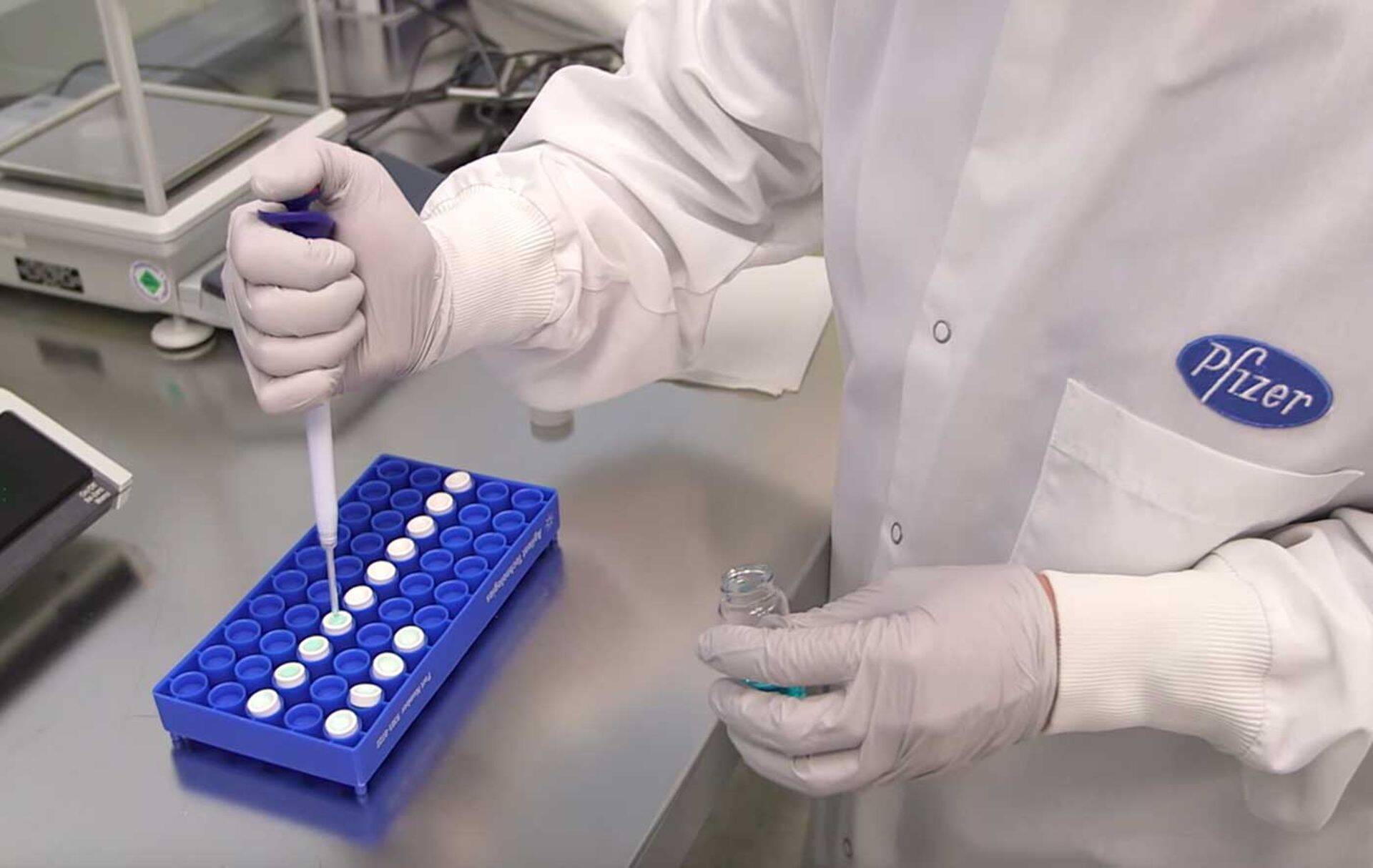 Pfizer laboratorija.
