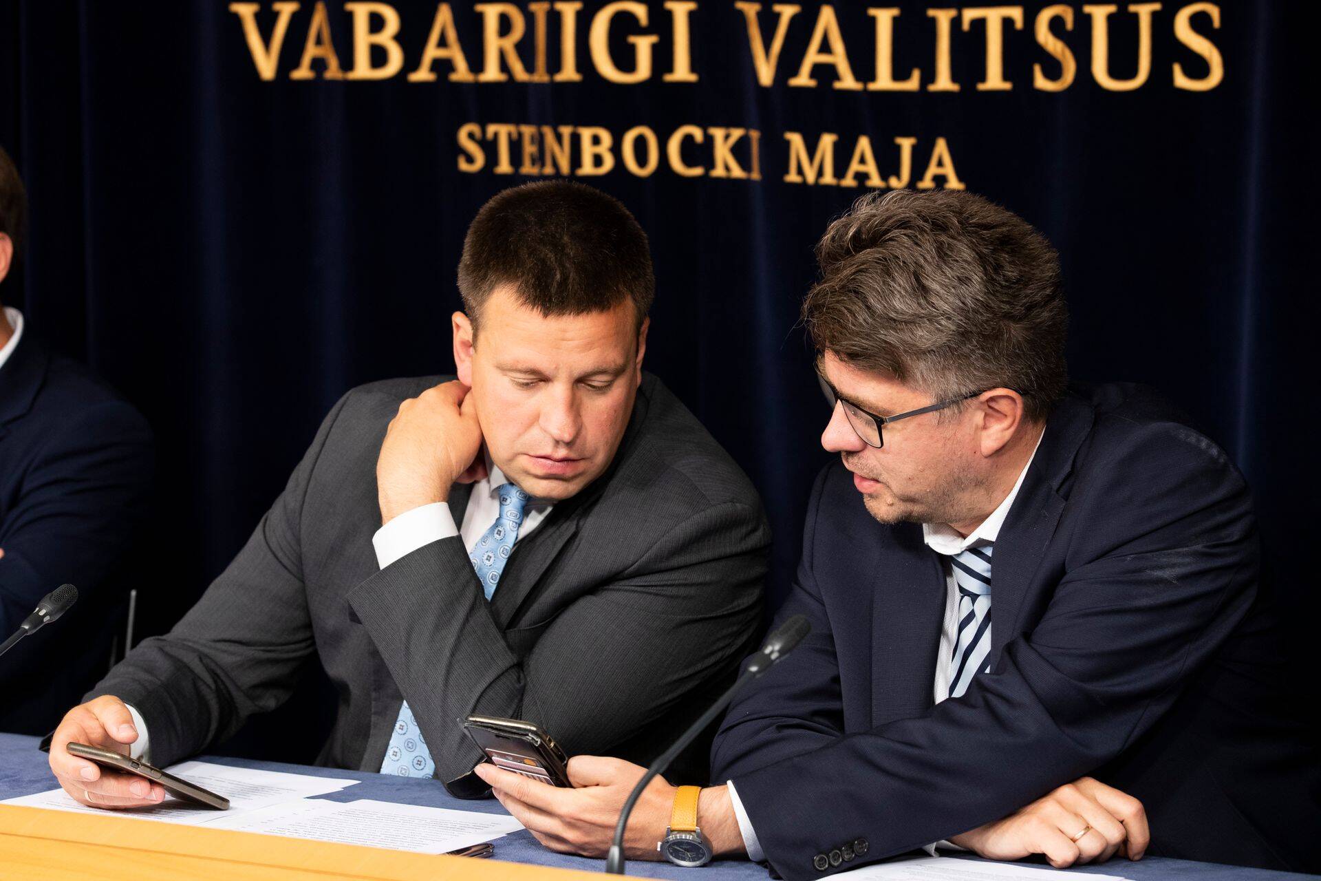 Юри Ратас и Урмас Рейнсалу.