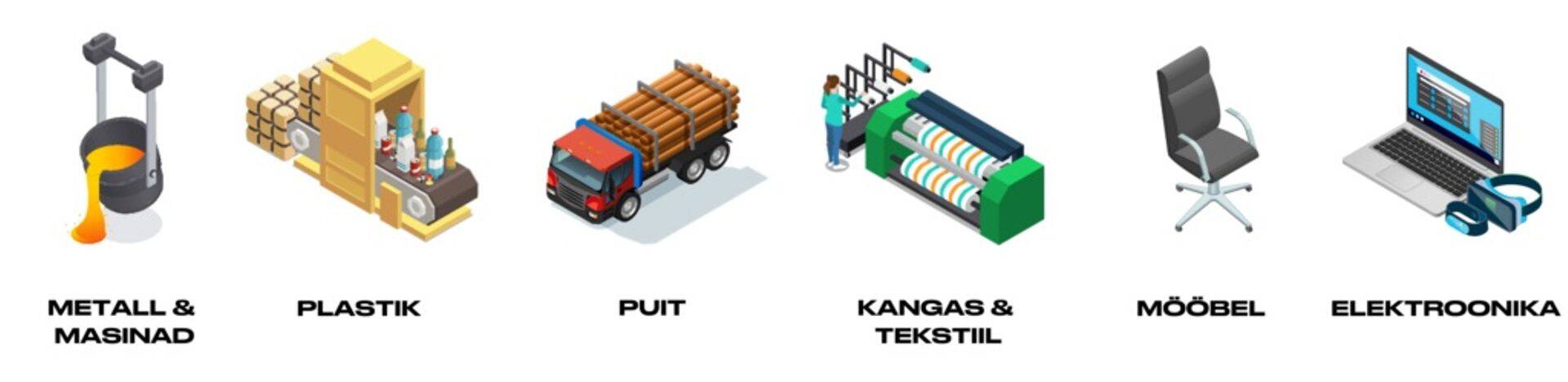 NOOM tootmistarkvara sobib hästi erinevatesse valdkondadesse.