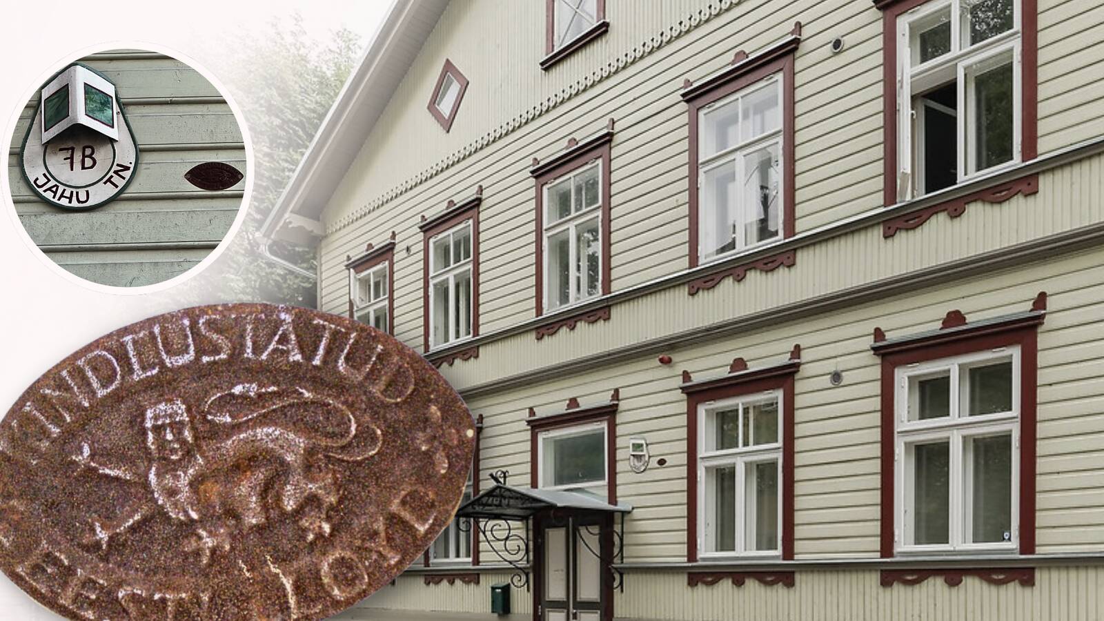 Kindlustusfirma Eesti Lloyd metallplaati saab tänapäeval näha näiteks Tallinnas Kalamajas Jahu tänav 7B.