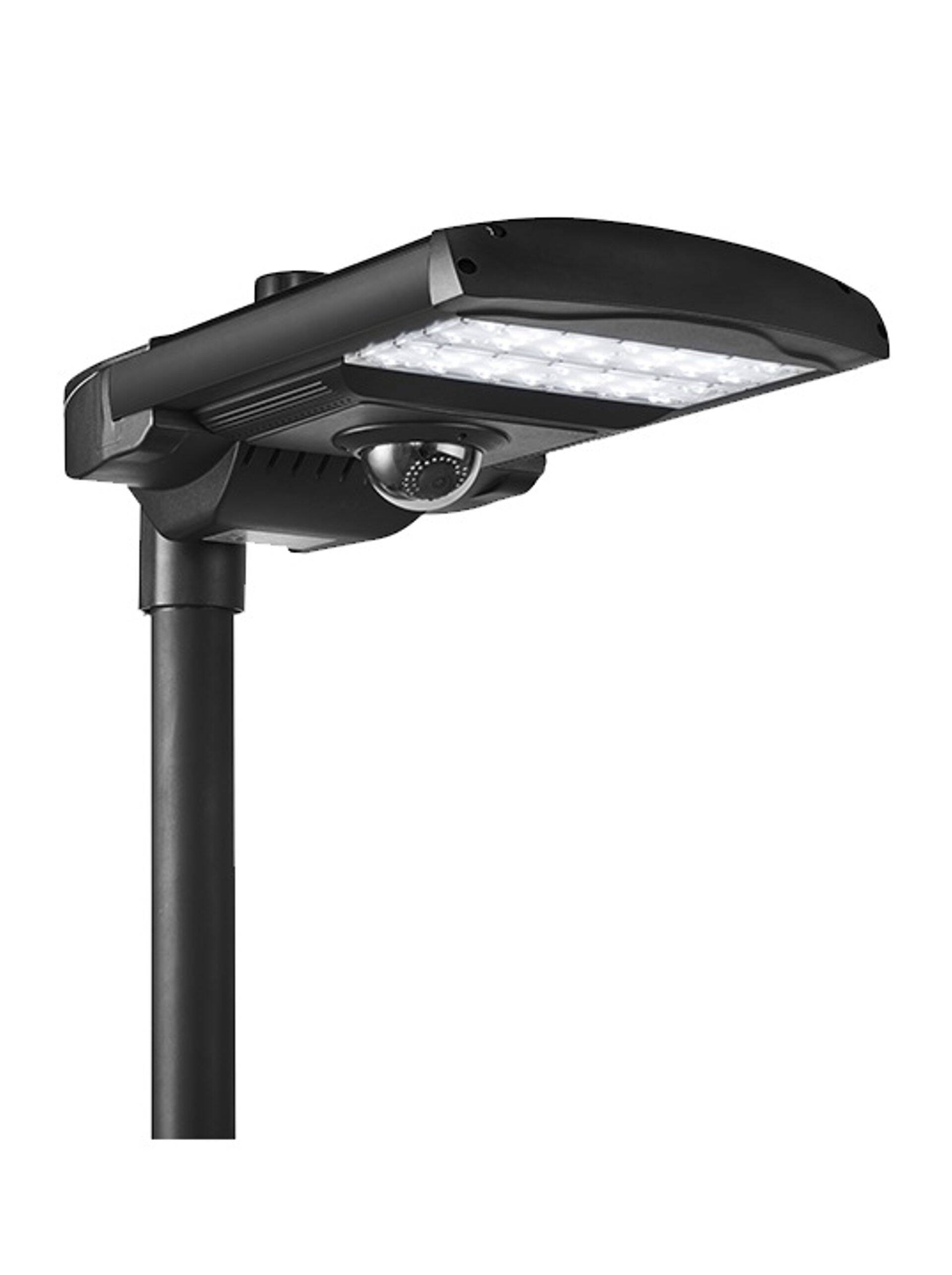 Valgusti koos WiFi tugijaama, tänava videovalve ja IoT seadmetega