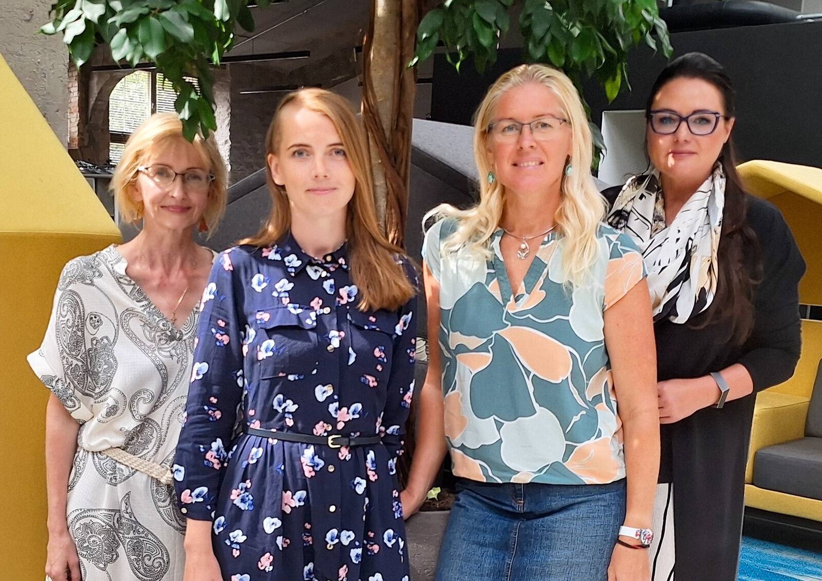 Maria Made Laas, Mari-Liis Ivask, Karin Reinhold ja Marina Järvis.