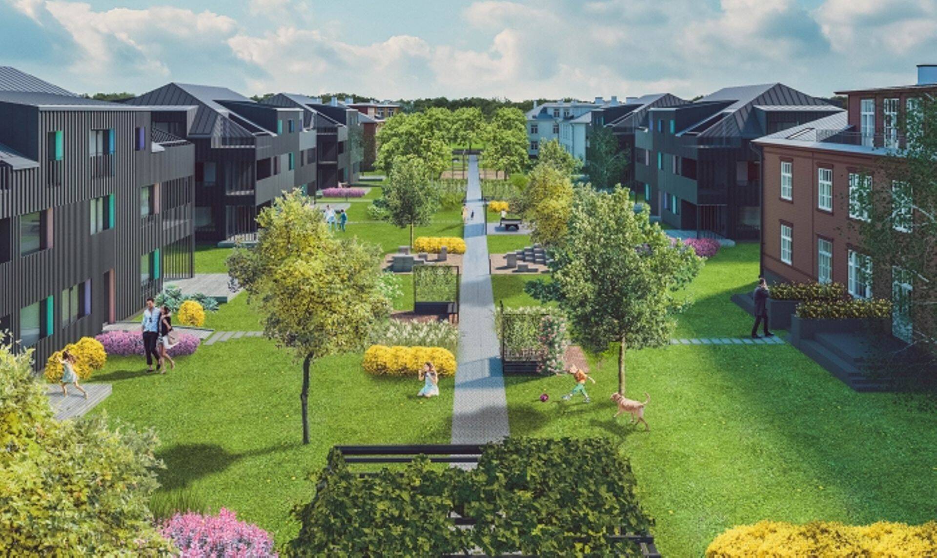 F kvartali miljööväärtuslik hoonestusala.