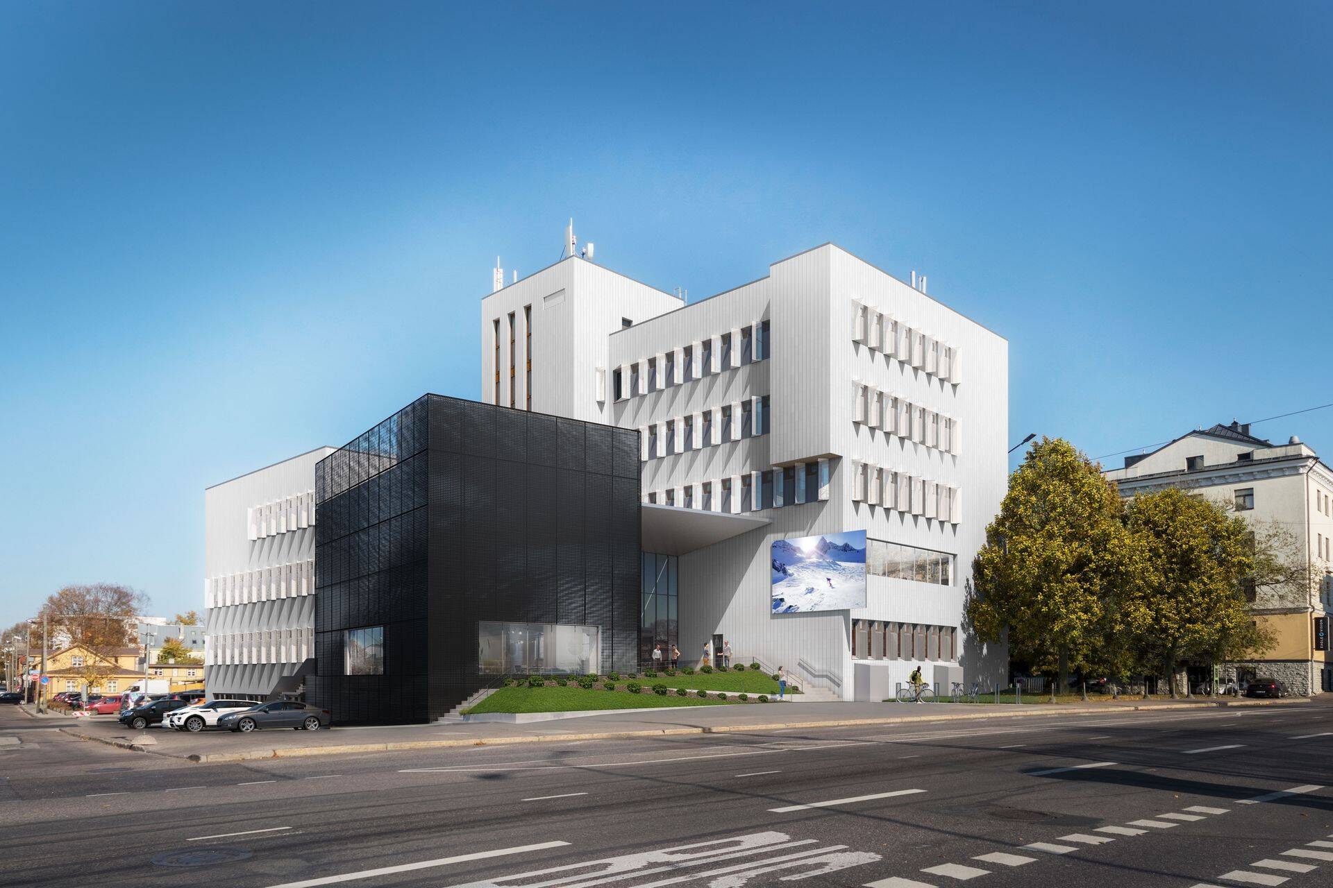 Endla 16 hoone peale renoveerimist, kui hakkab kandma Endla Ärimaja nime.