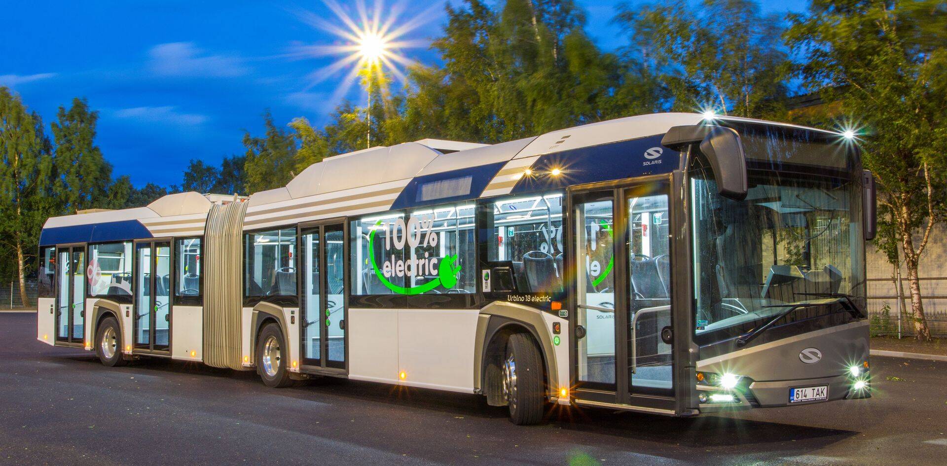 Solaris Urbino elektriline liigendbuss.