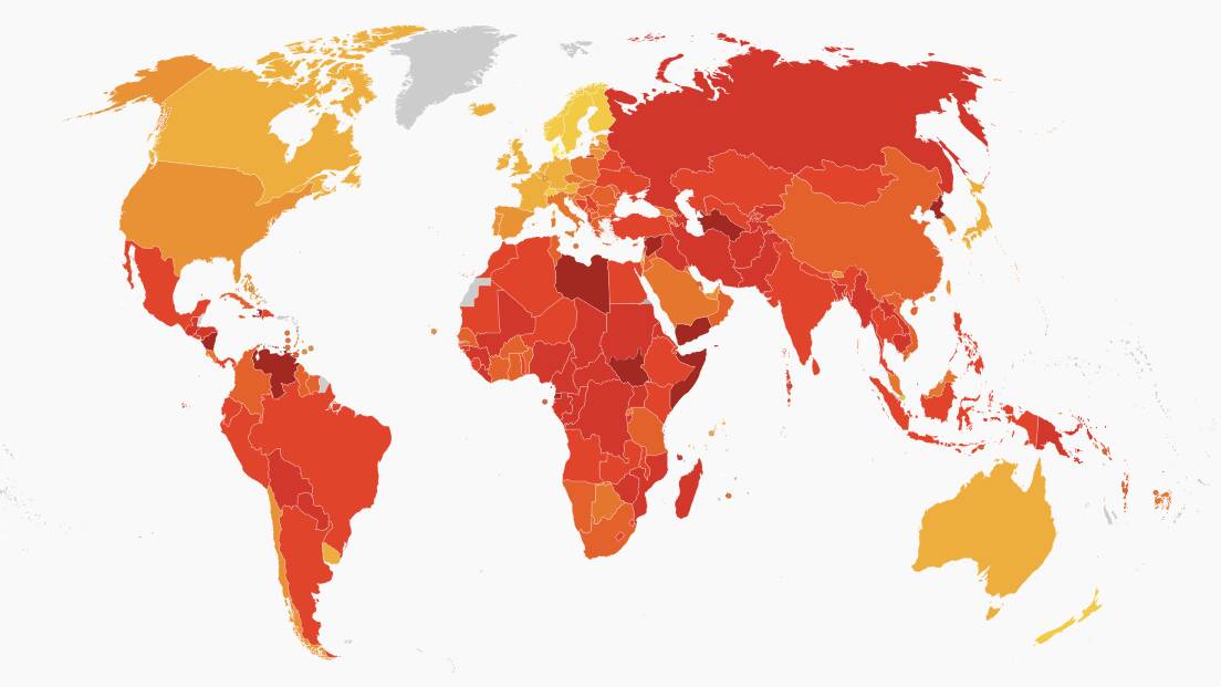 Kuid kas rikkamad riigid ikka on vähem korrumpeerunud kui vaesemad, nagu näitab Transparency Internationali korruptsiooni tajumise indeks?