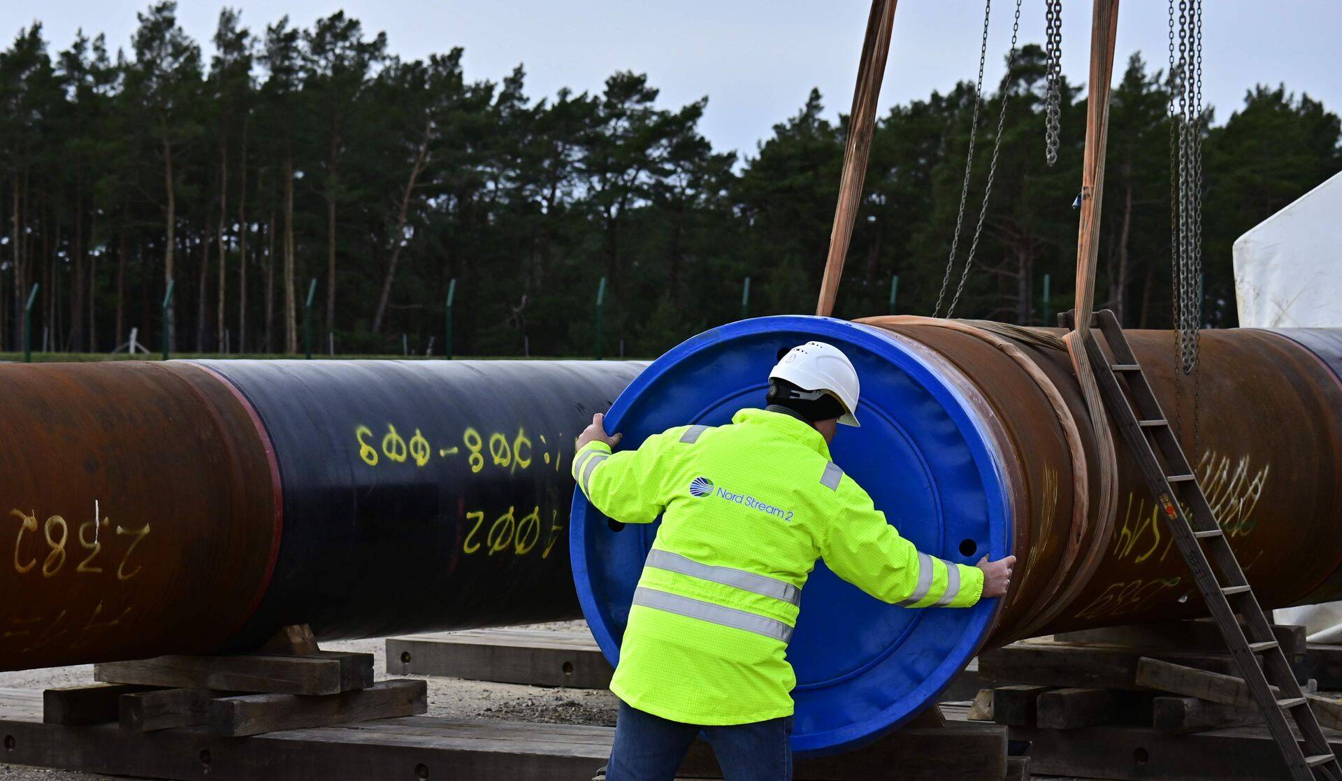 Nord Stream 2 gaasijuhtme paigaldamine.