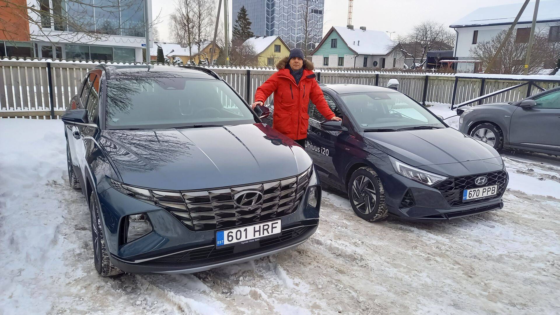 Hyundai Motor Balticu müügijuht Marko Aalik Hyundai uute mudelite Tusconi ja i20ga.