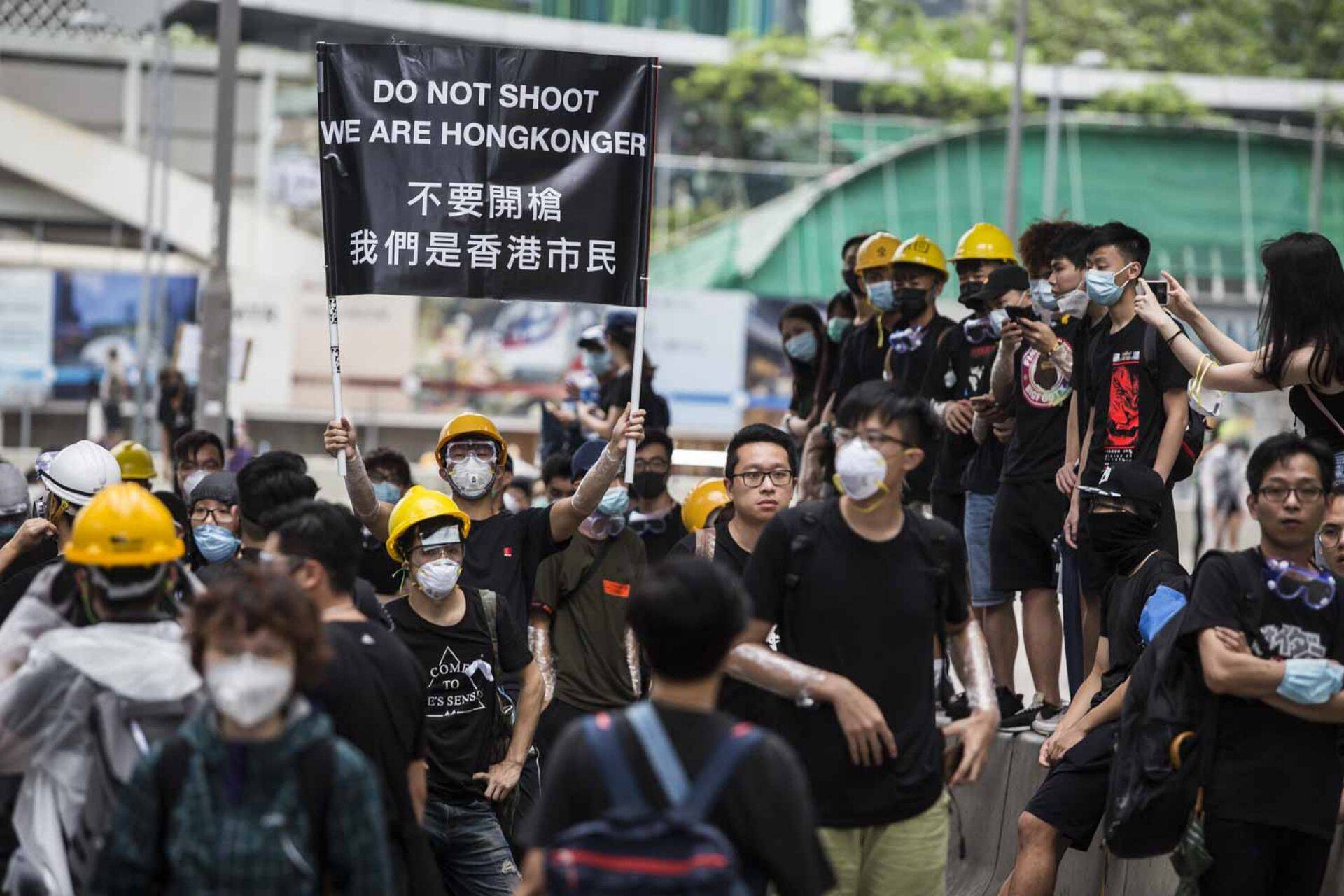 Protest Hongkongis