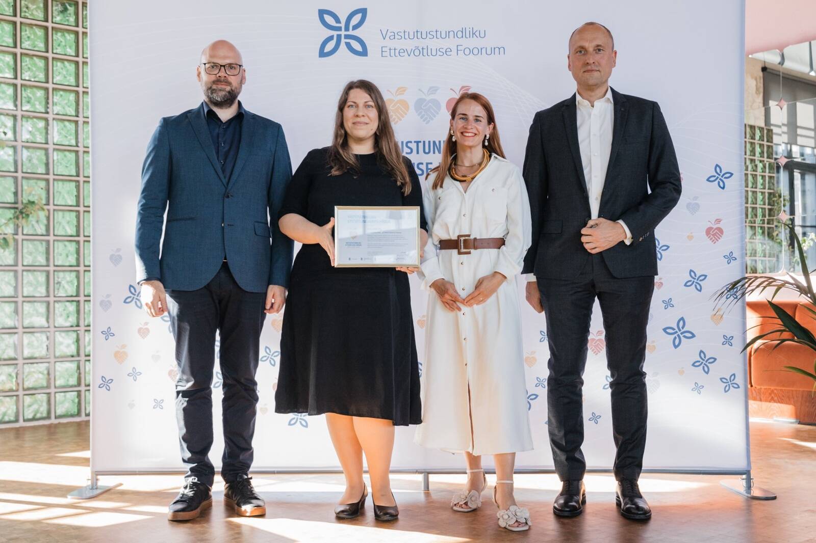 Elisa pälvis tänavu VEFi galal kuldmärgise. Foto: Kristiin Elmat