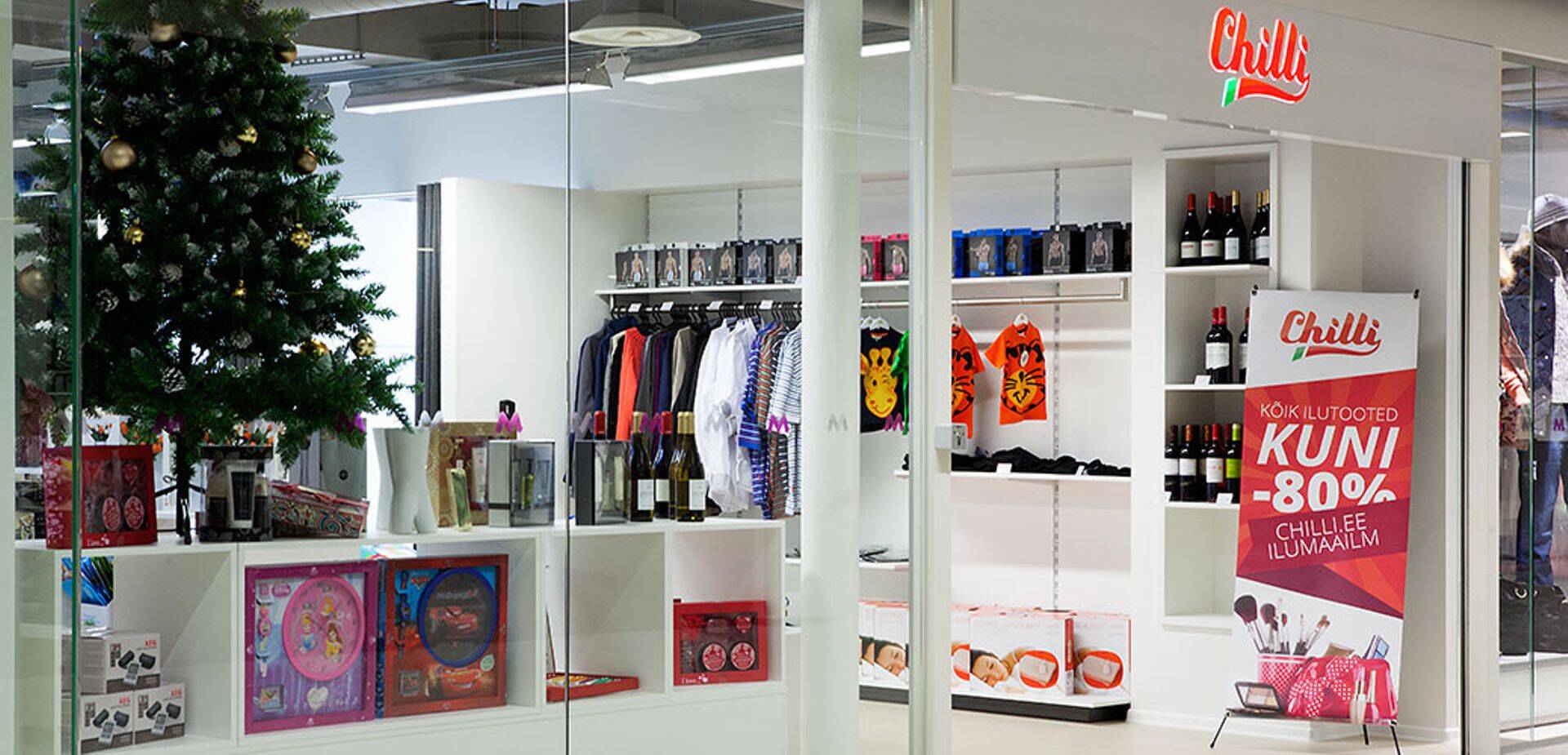 Chilli esinduspood Mustika keskuses