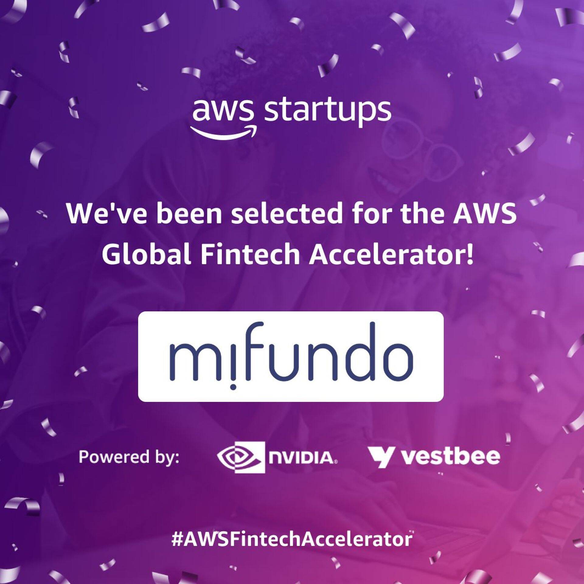 AWS Global FinTech kiirendiprogrammi toetahad on lisaks AWS'ile (Amazon Web Services), ka Nvidia ja Vestbee.
