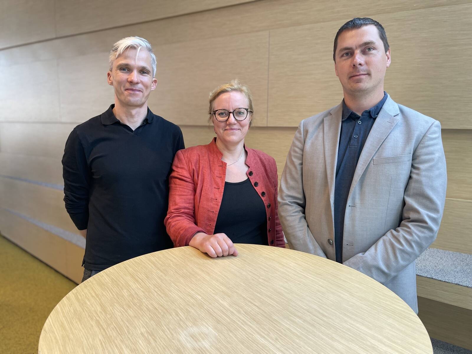 Vasakult Telia riskijuht Andreas Meister, infoturbeettevõtte FocusIT tegevjuht Doris Matteus ning Grant Thornton Balticu IT-juht Artti Aston.