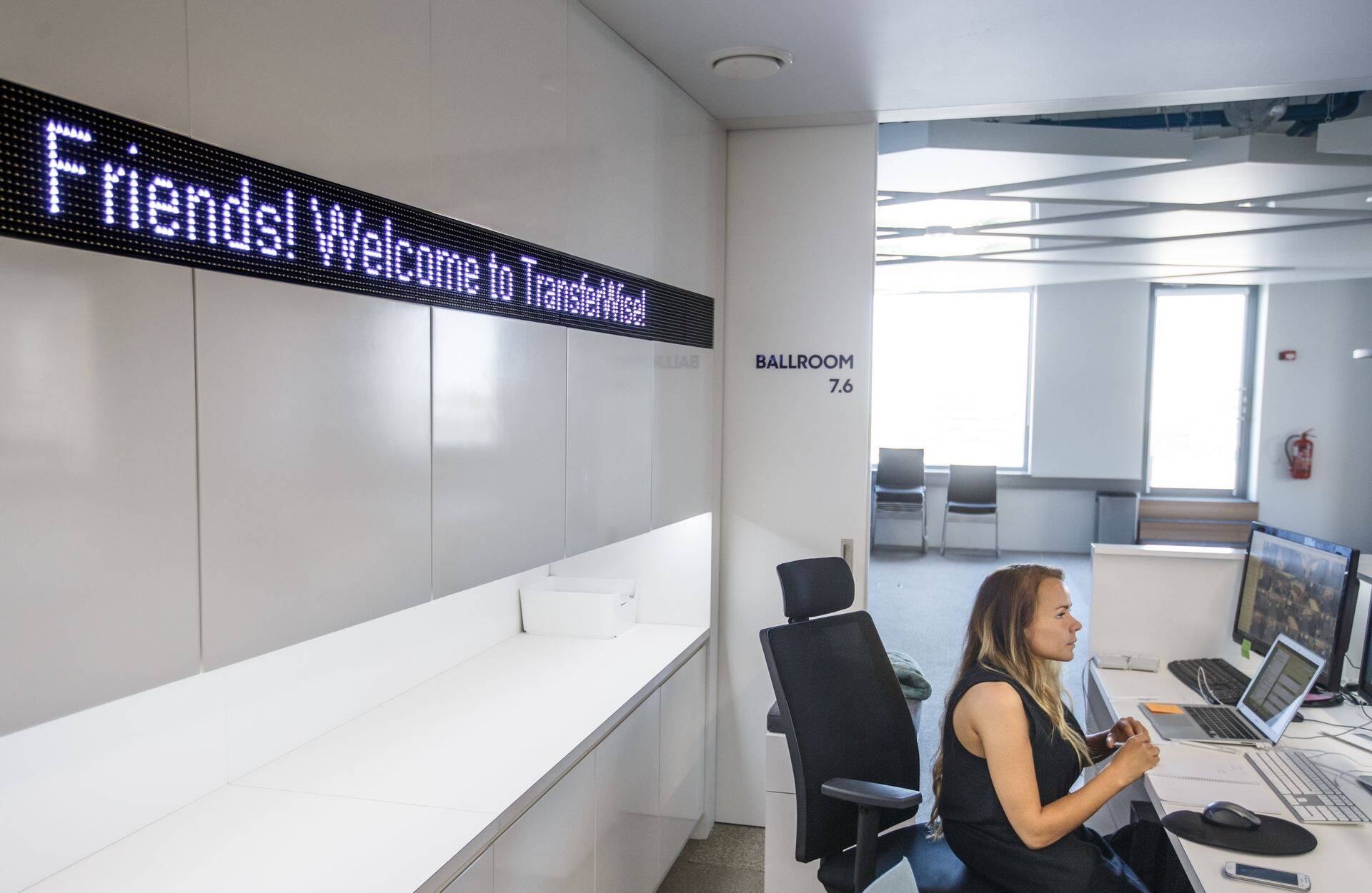 TransferWise'i kontor.