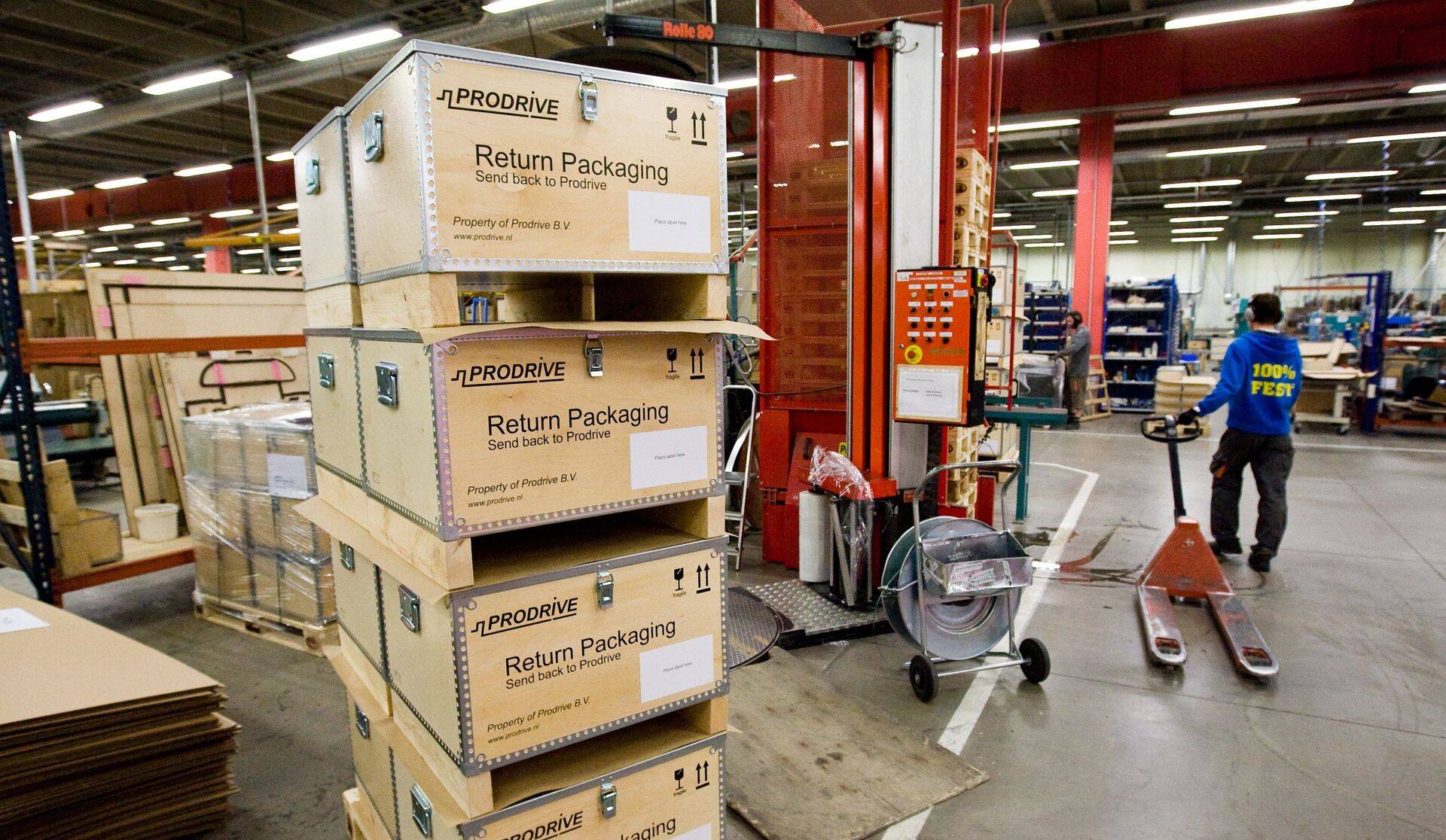 Tootmine Nefab Eesti üksuses.