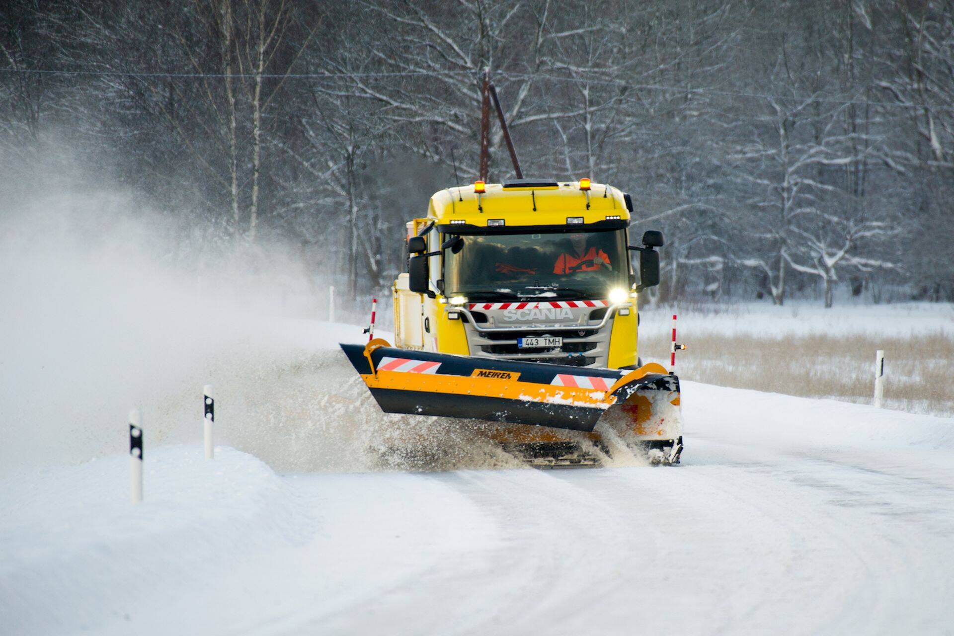 Verstoni hooldussõiduk talvel. Foto: Verston