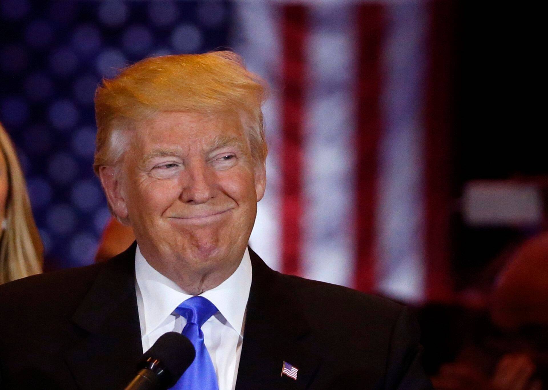 Donald Trump pärast valimisvõitu Indianas, mis sundis viimased rivaalid alla vanduma
