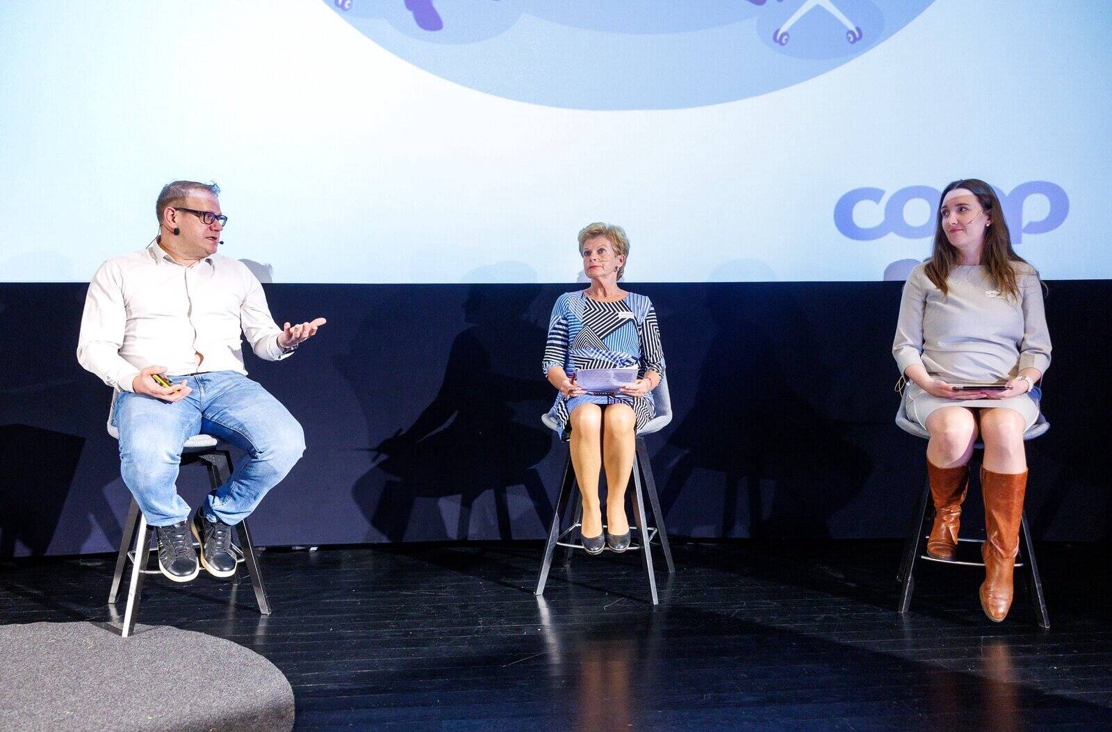 vasakult Oliver Rist, Sirje Potisepp, Nele Peil