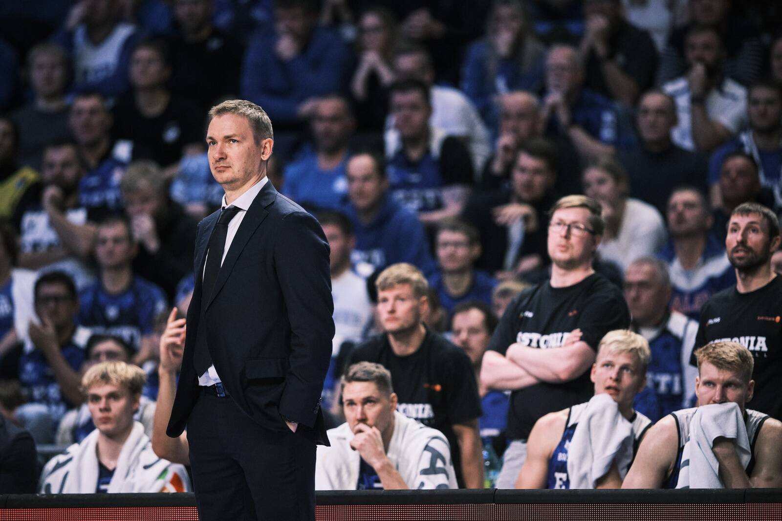 Fotol Varssavi Legia peatreener ja värske Poola meister Heiko Rannula.