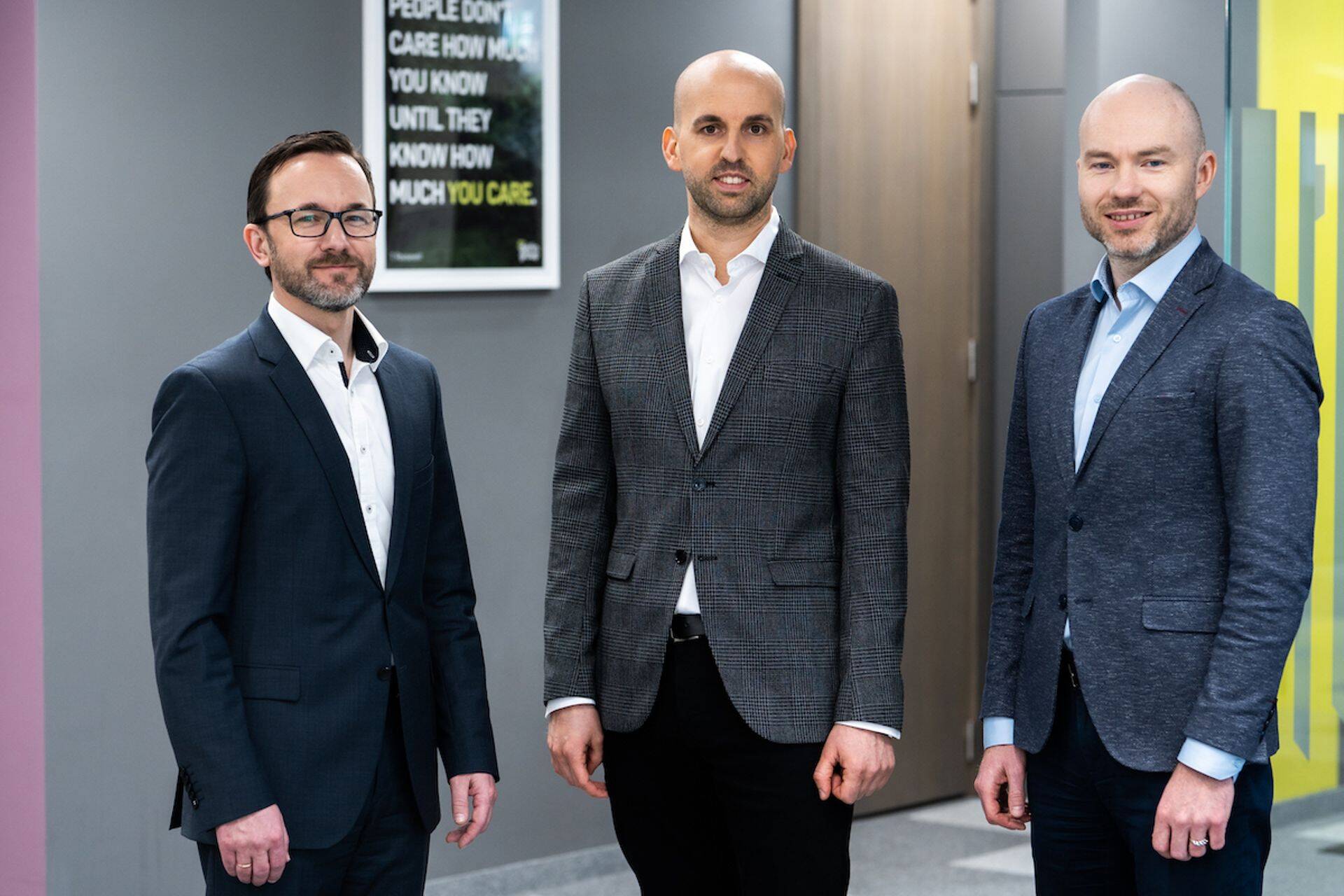 DelfinGroupi juhatus: Kristaps Bergmanis (vasakult), Didzis Ādmīdiņš ja Ivars Lamberts.