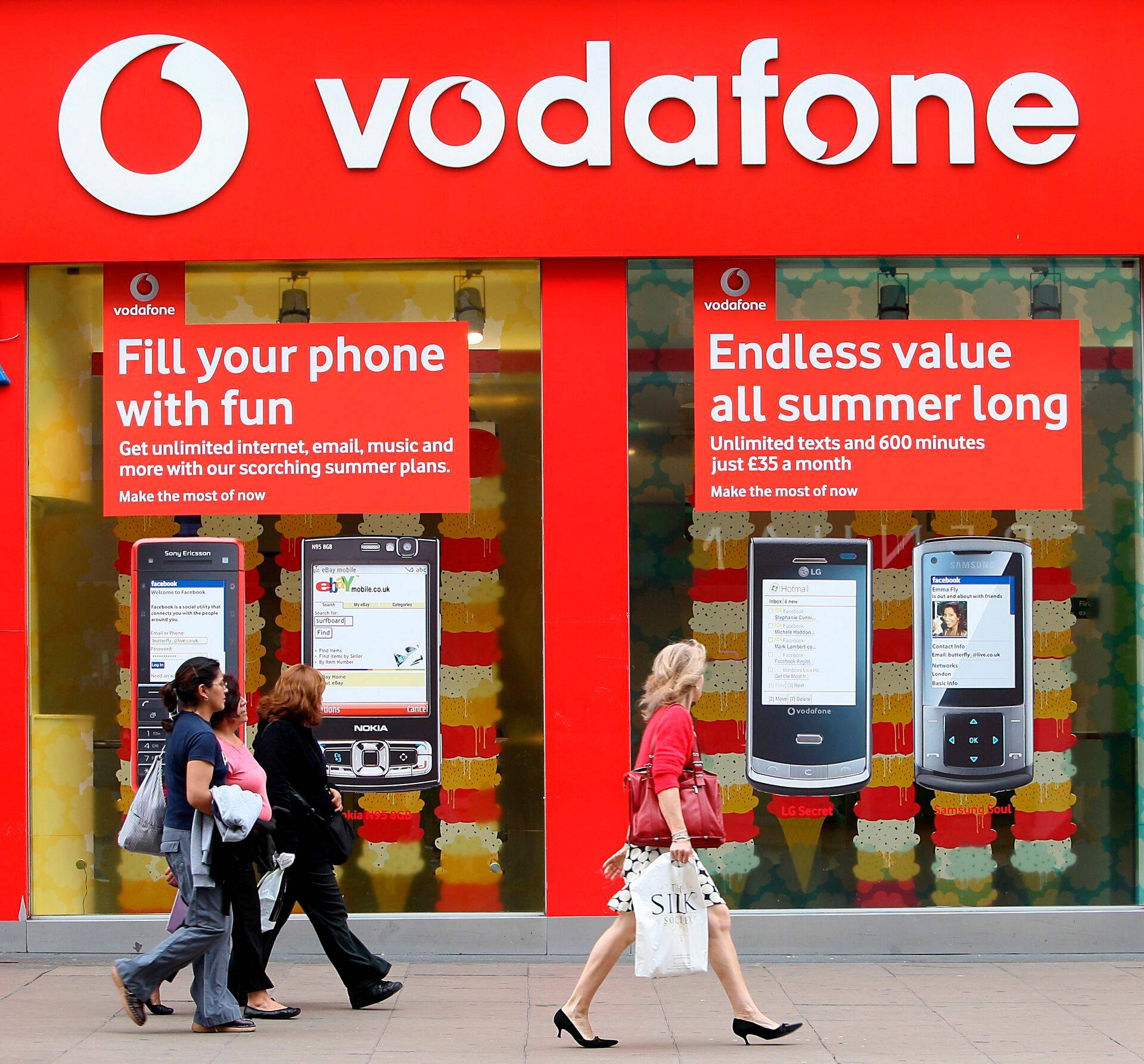 Vodafone'ist saab Indias turuliider