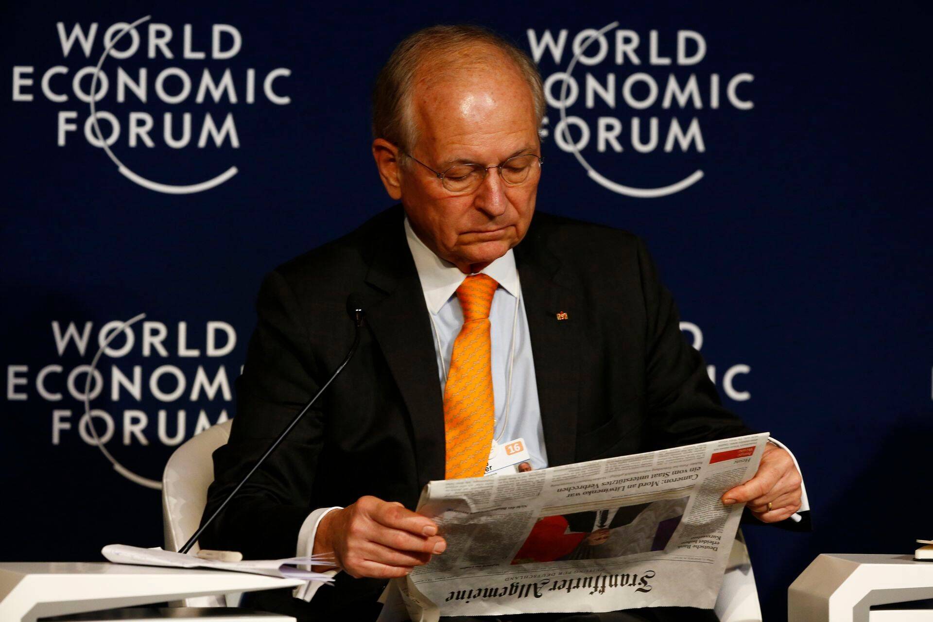 Müncheni julgeolekukonverentsi juht Wolfgang Ischinger Davosi majandusfoorumil