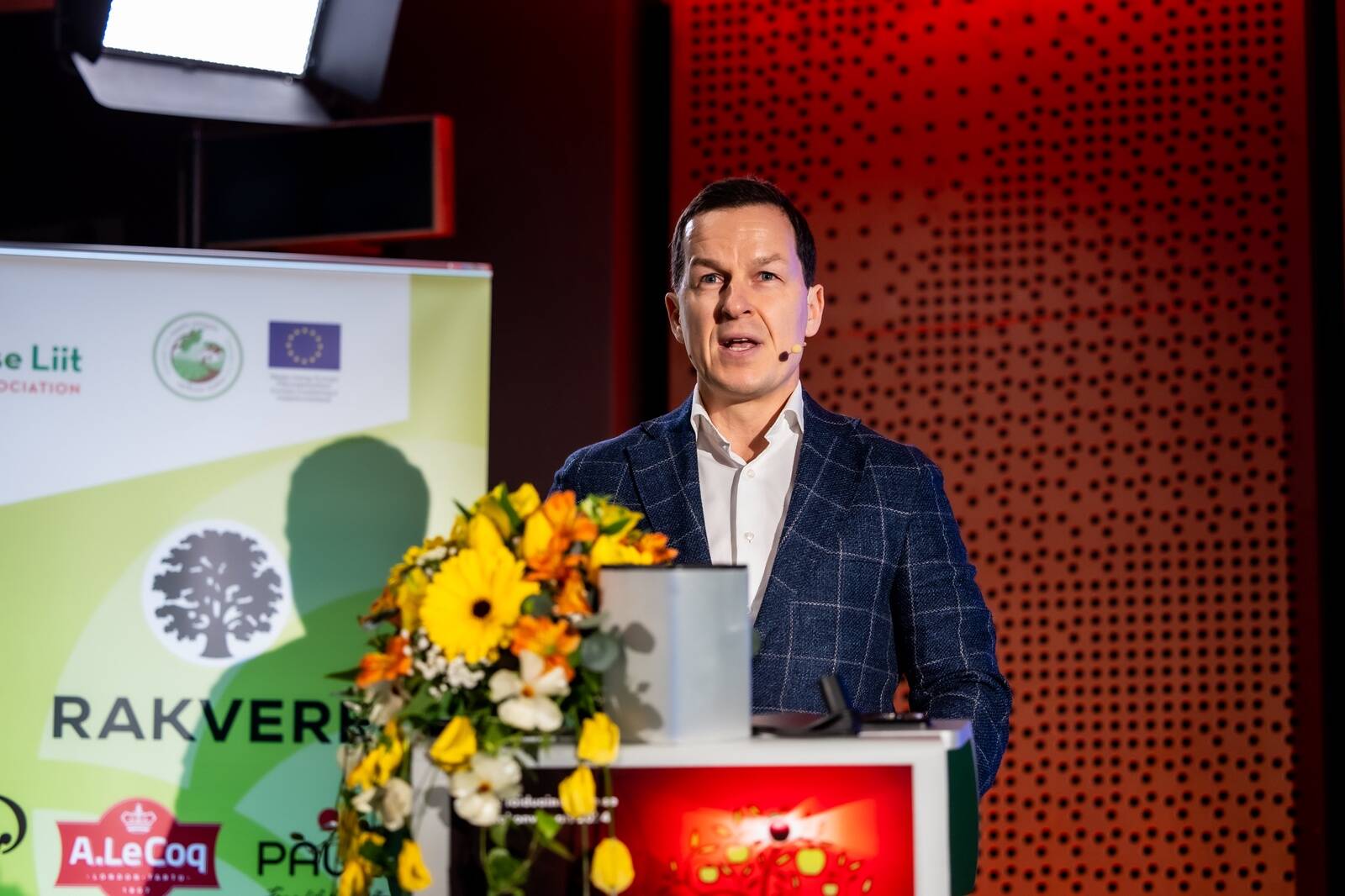 Liviko ekspordidirektor Jörgen Herman Toiduliidu aastakonverentsil 2024