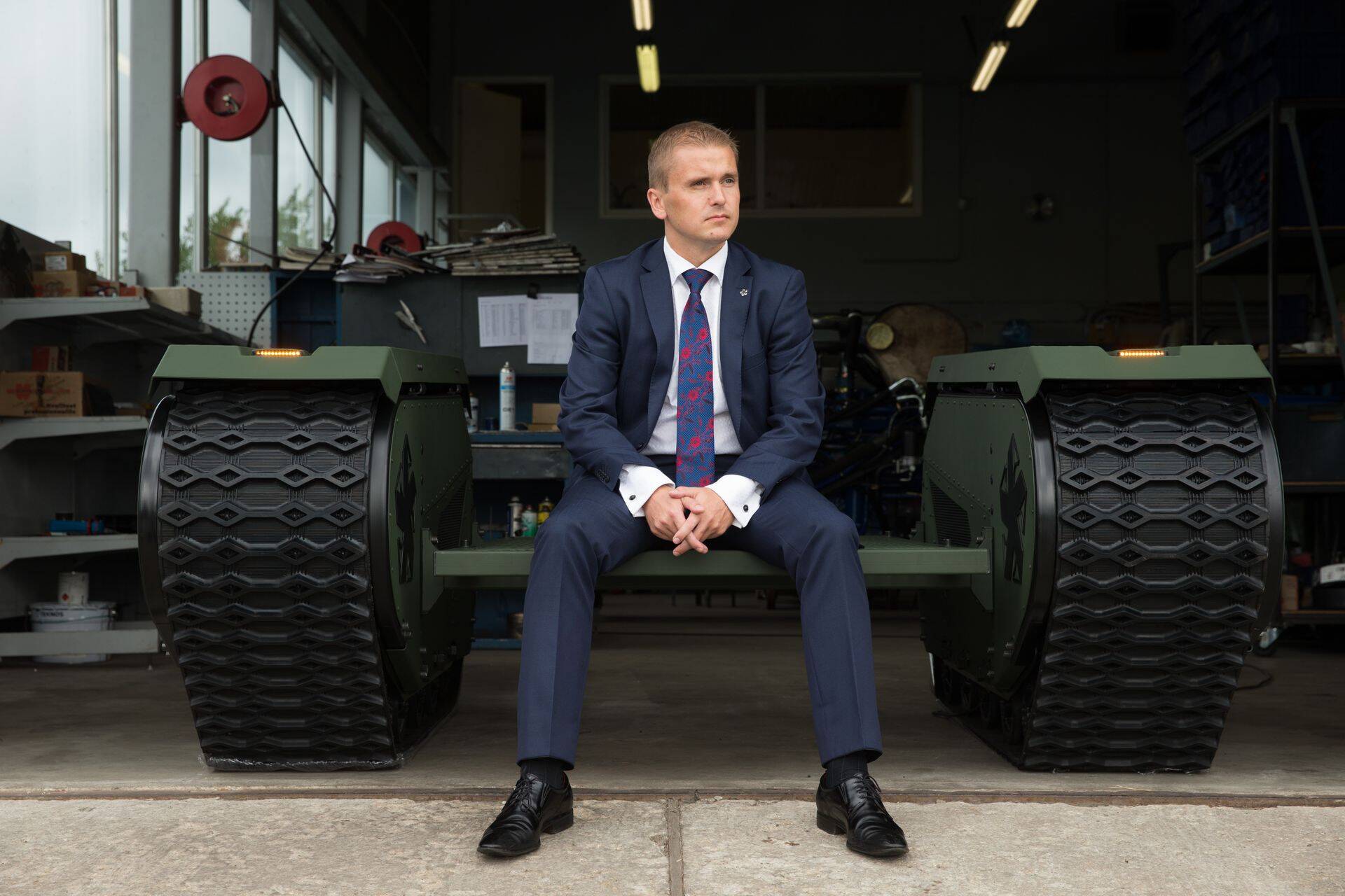 Milrem Roboticsi juhatuse esimees Kuldar Väärsi..