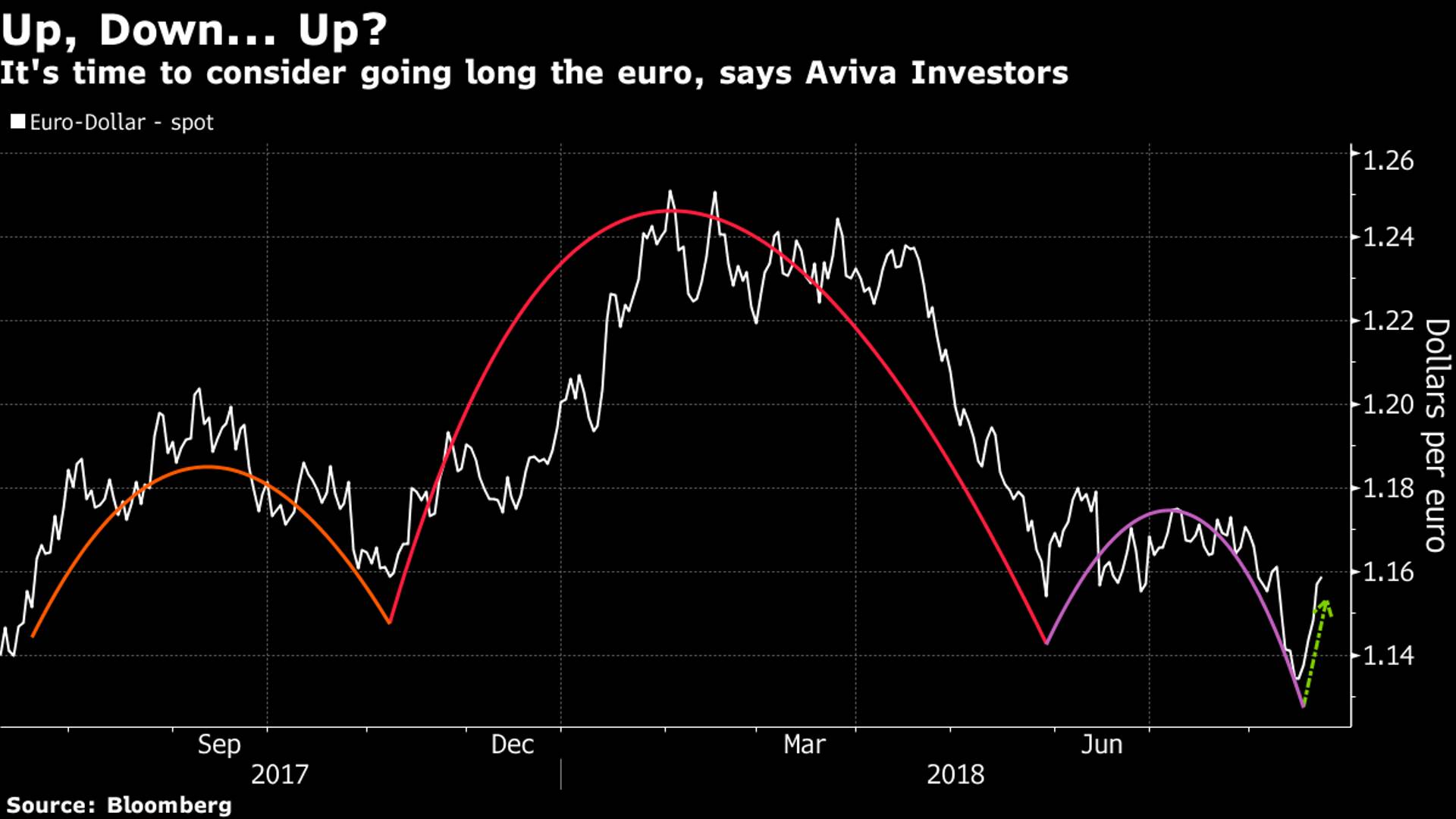 Euro kurss viimase aasta jooksul.