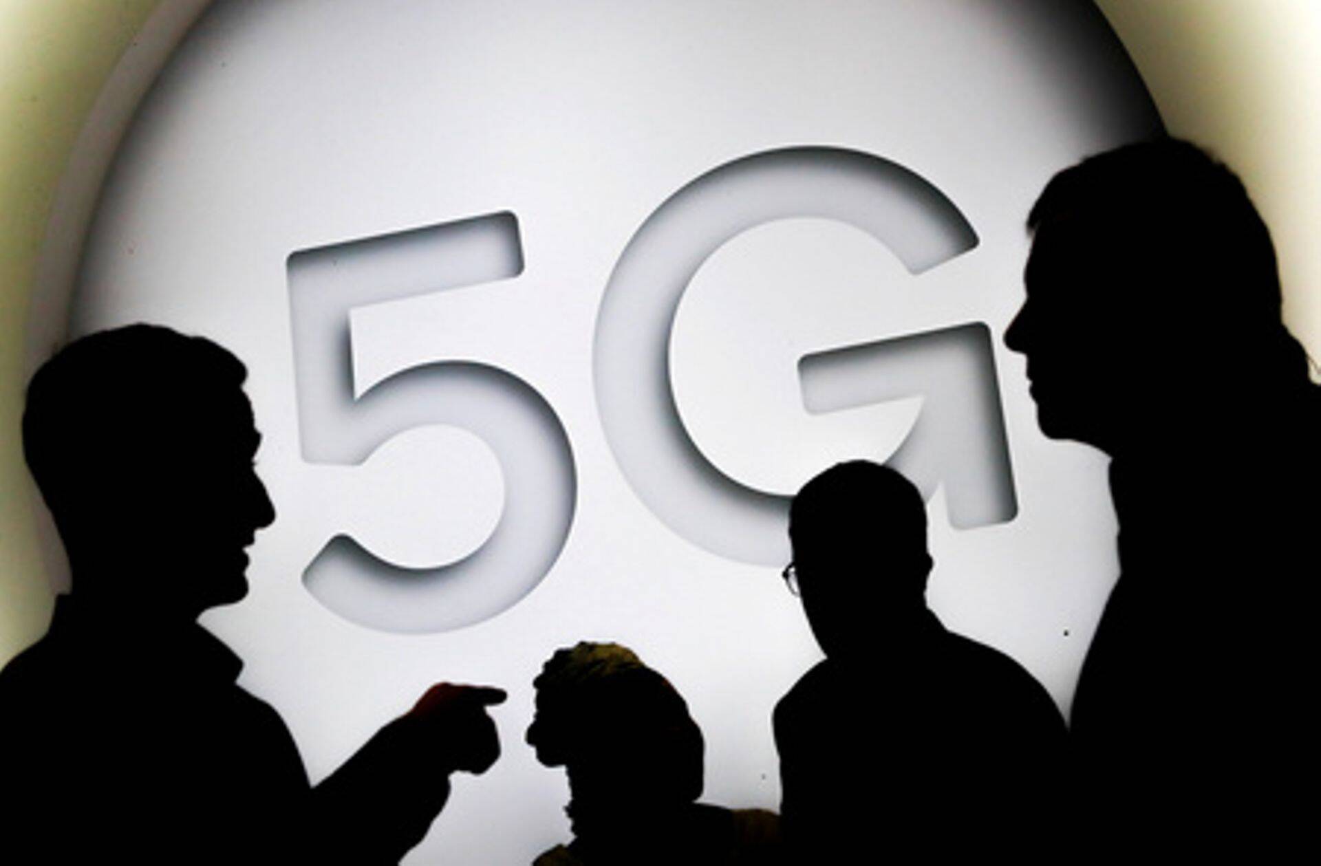 FILE PHOTO: A 5G sign is seen at the Mobile World Congress in Barcelona, Spain February 28, 2018. REUTERS/Yves Herman/File Photo