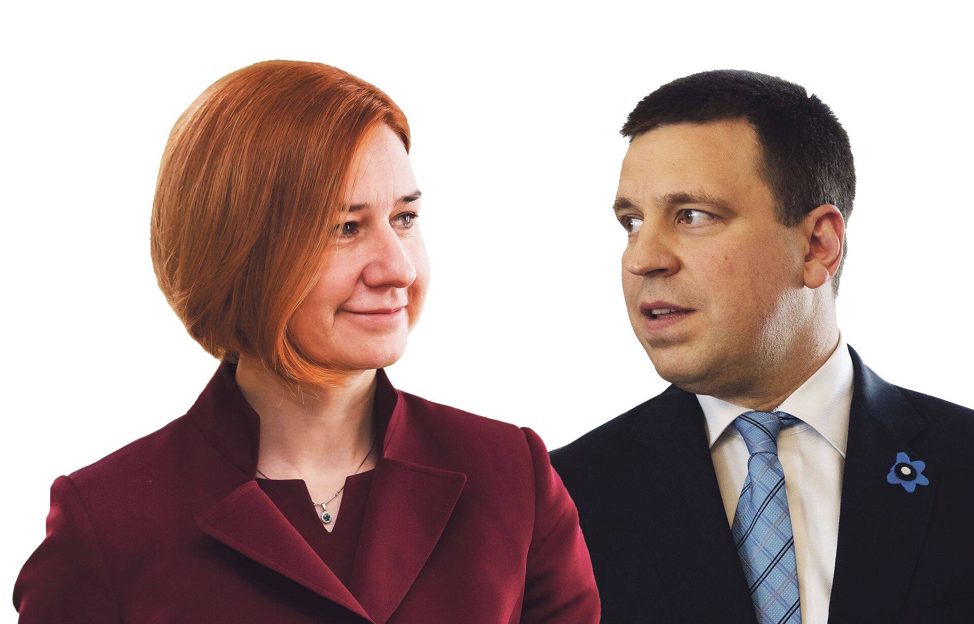 Lavly Perling ja Jüri Ratas.