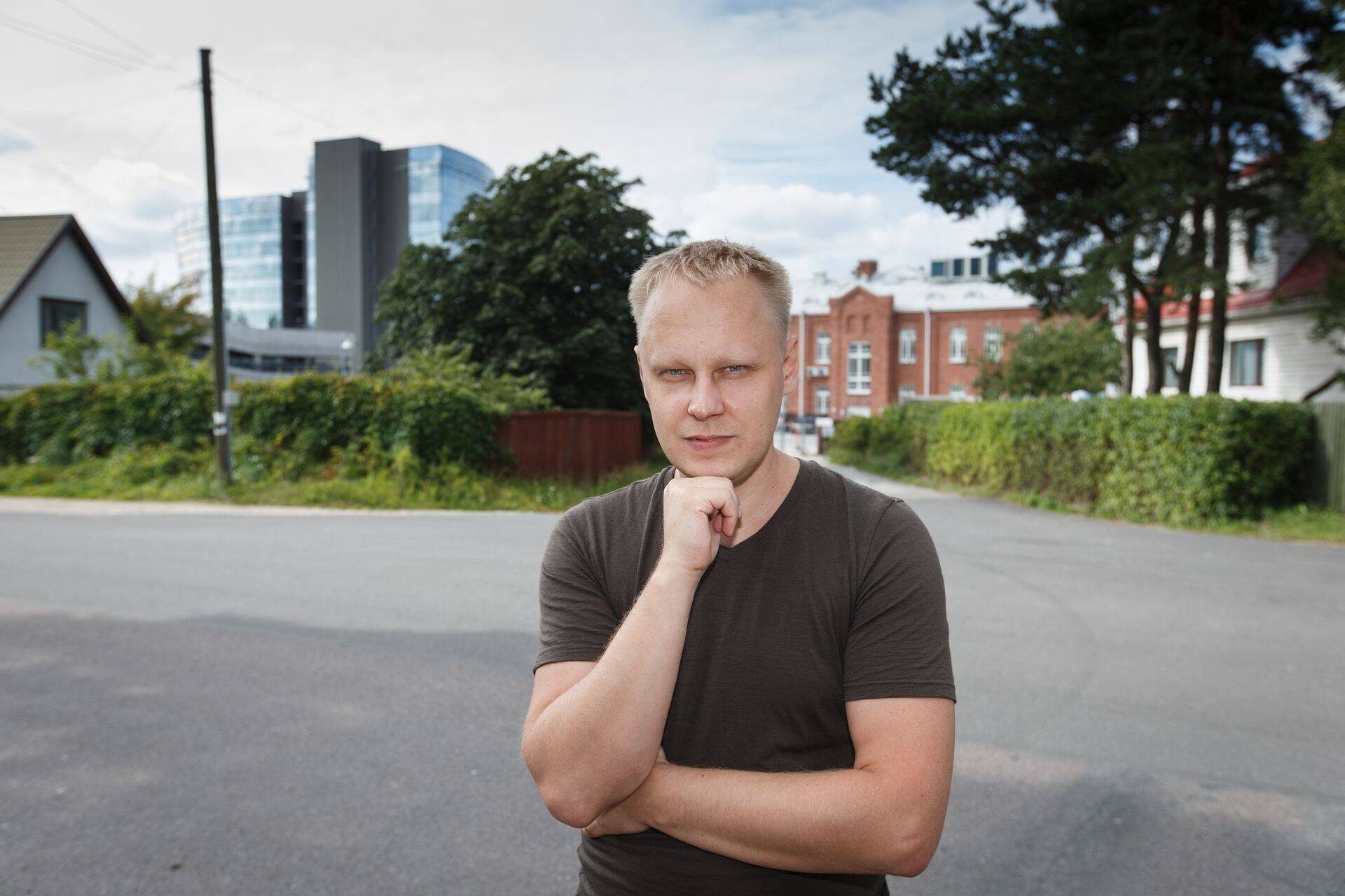 Järve asumi elanikke esindav aktivist Anton Siniorg