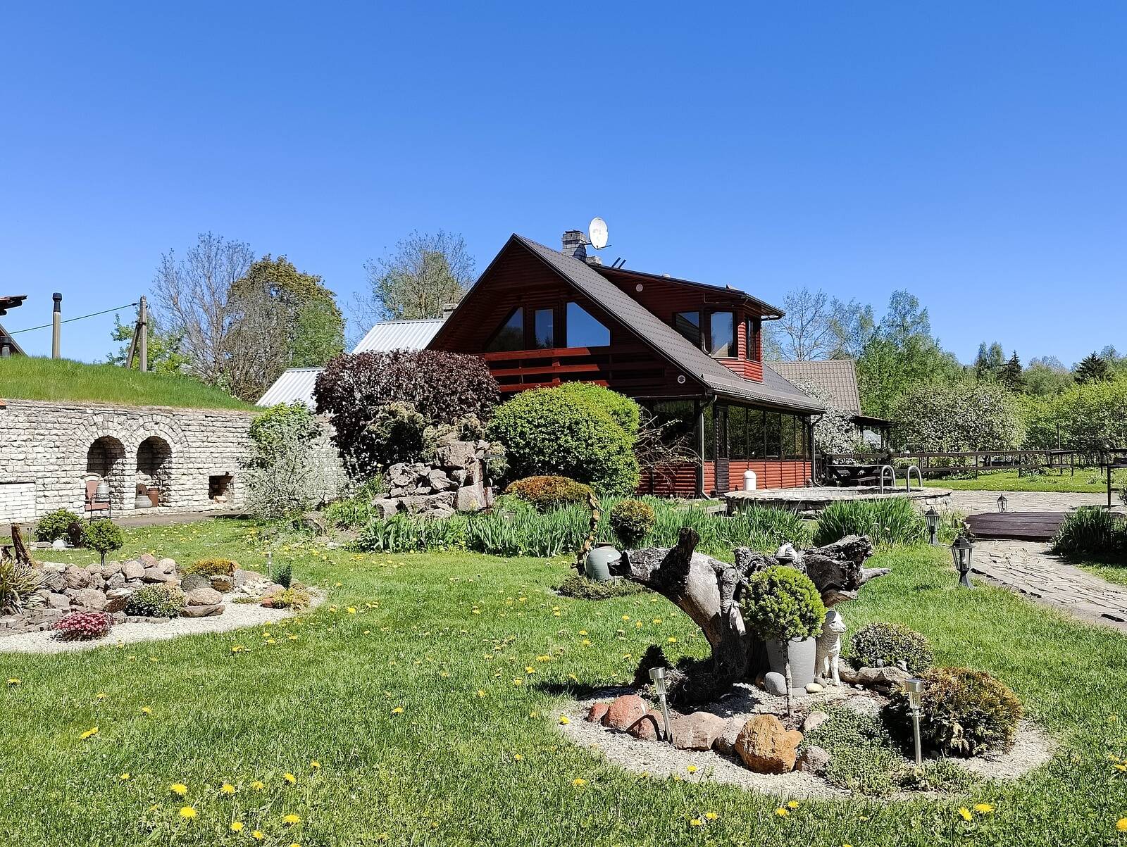 Ландшафтный дизайн на хуторе Атсалама.