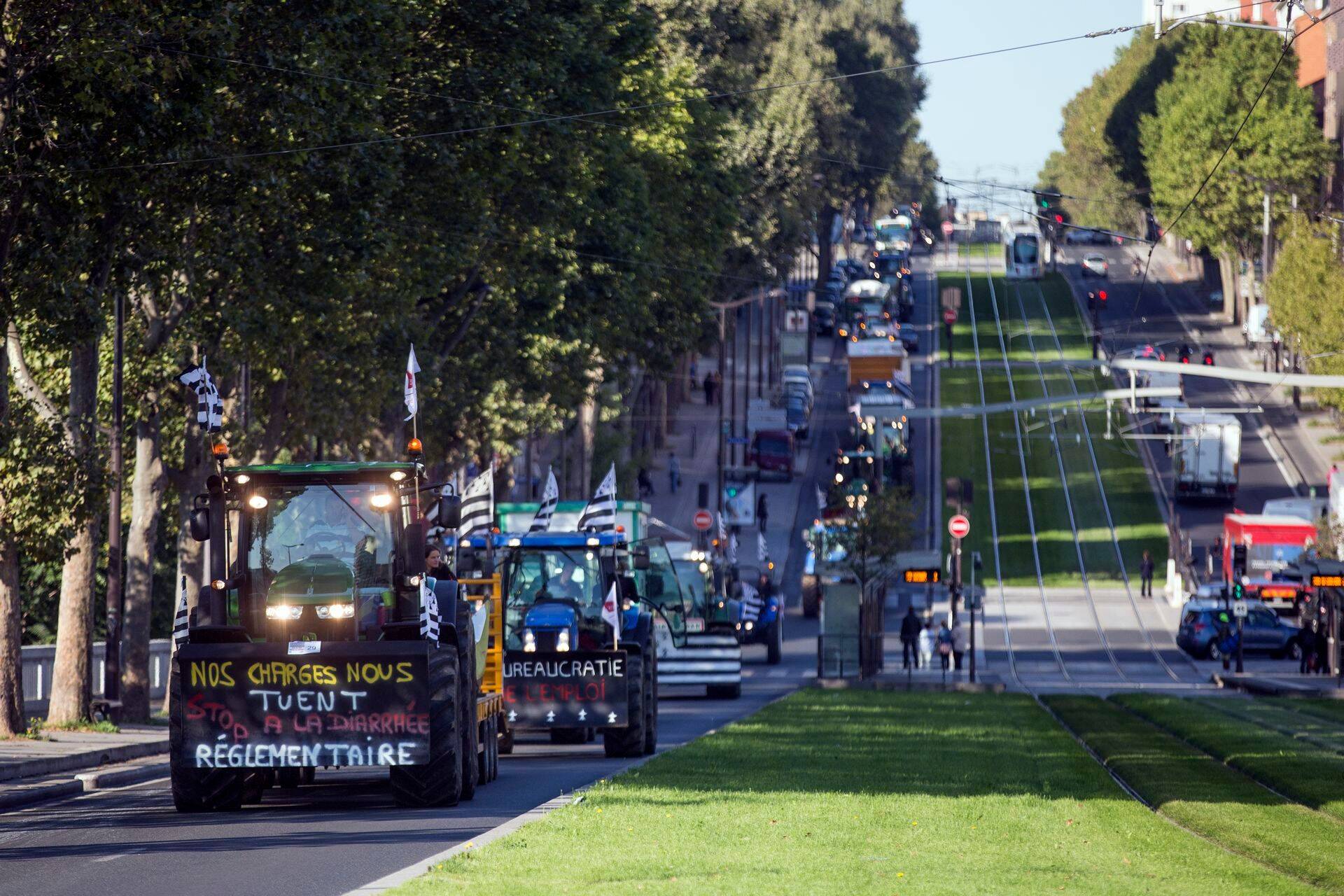 Põllumeeste protest Pariisis