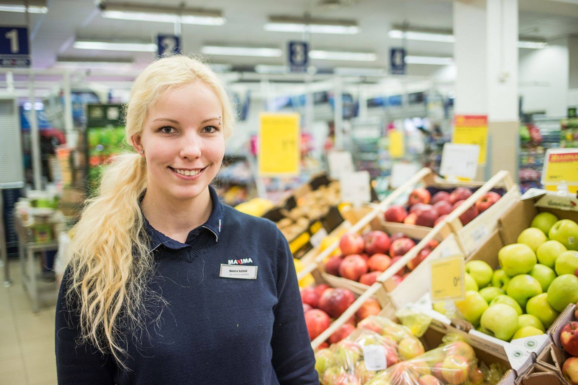 Annelinna Maxima töötaja Moonica Kaljund