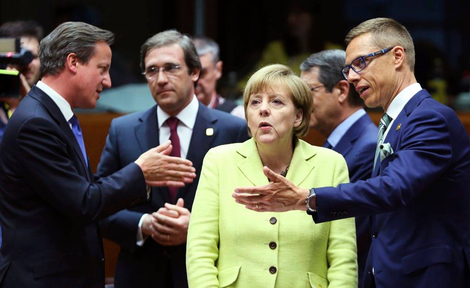 Saksamaa kantsler Angela Merkel ja Soome peaminister Alexander Stubb.