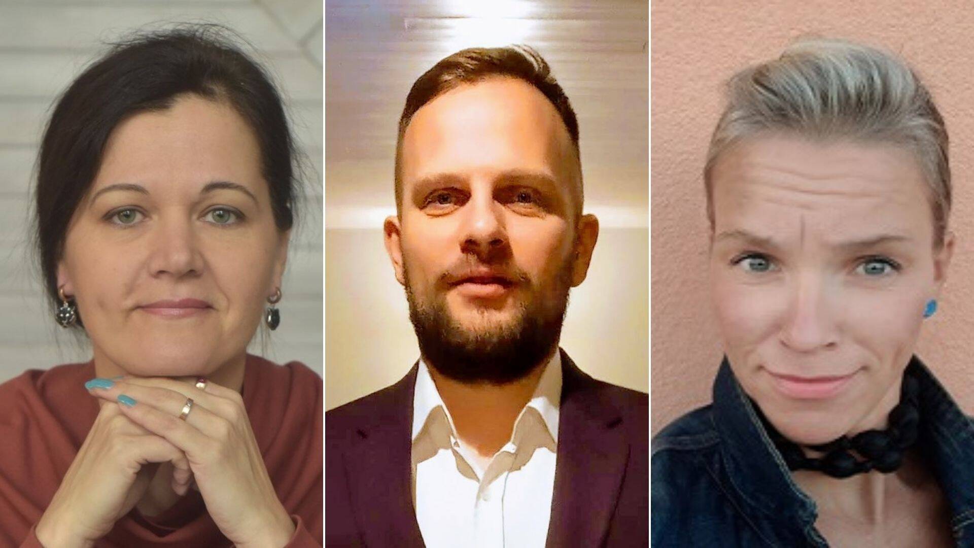 Vasakult SinuLabi arendusjuht Maarit Vabrit-Raadla, Wermo personalikoordinaator Keit Purga ja töötukassa personaliosakonna peaspetsialist Evelin Ausmees.