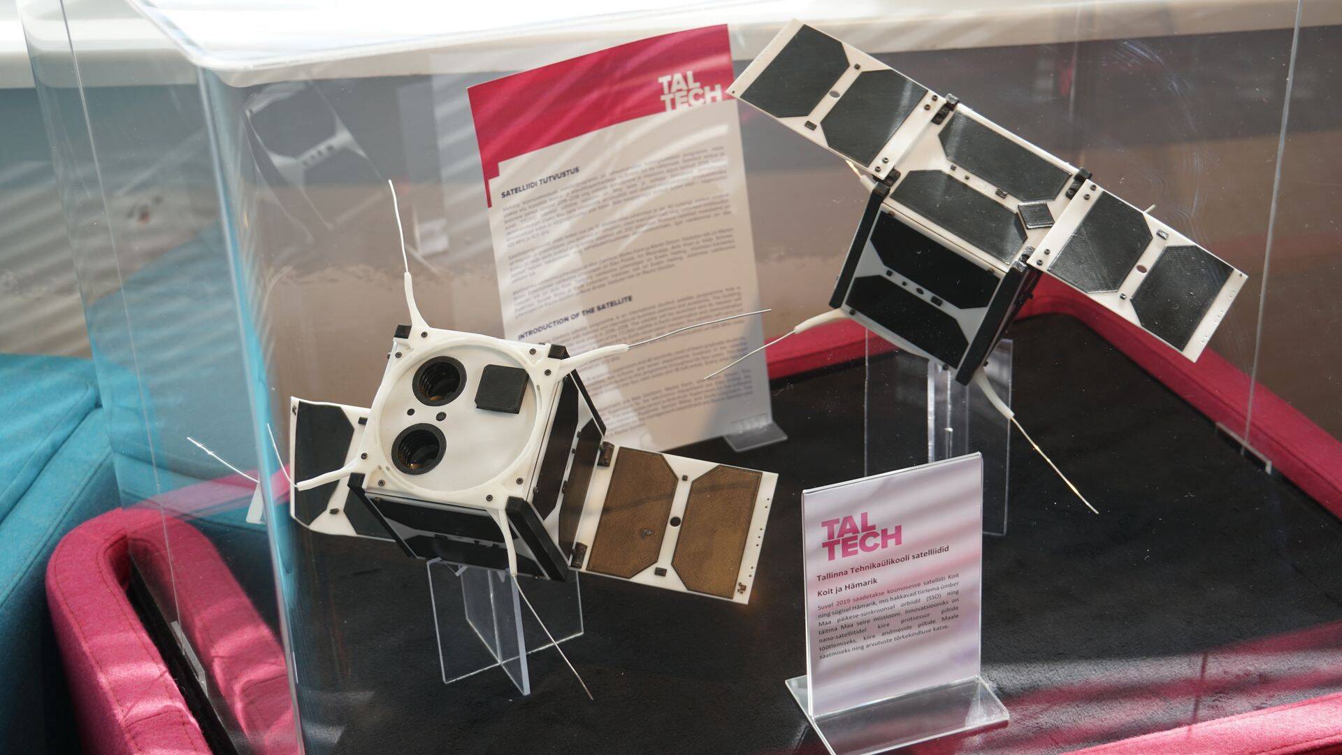 Tehnikaülikoolis valminud satelliit.