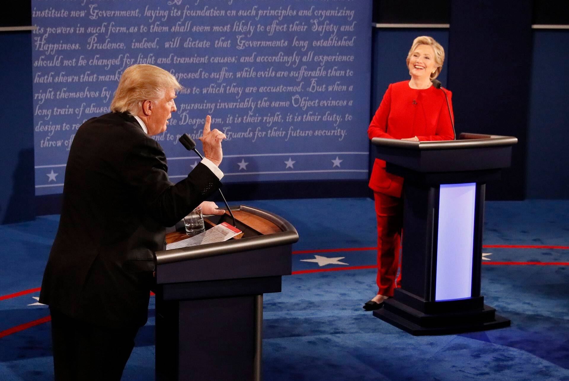 Donald Trumpi ja Hillary Clintoni esimene teledebatt