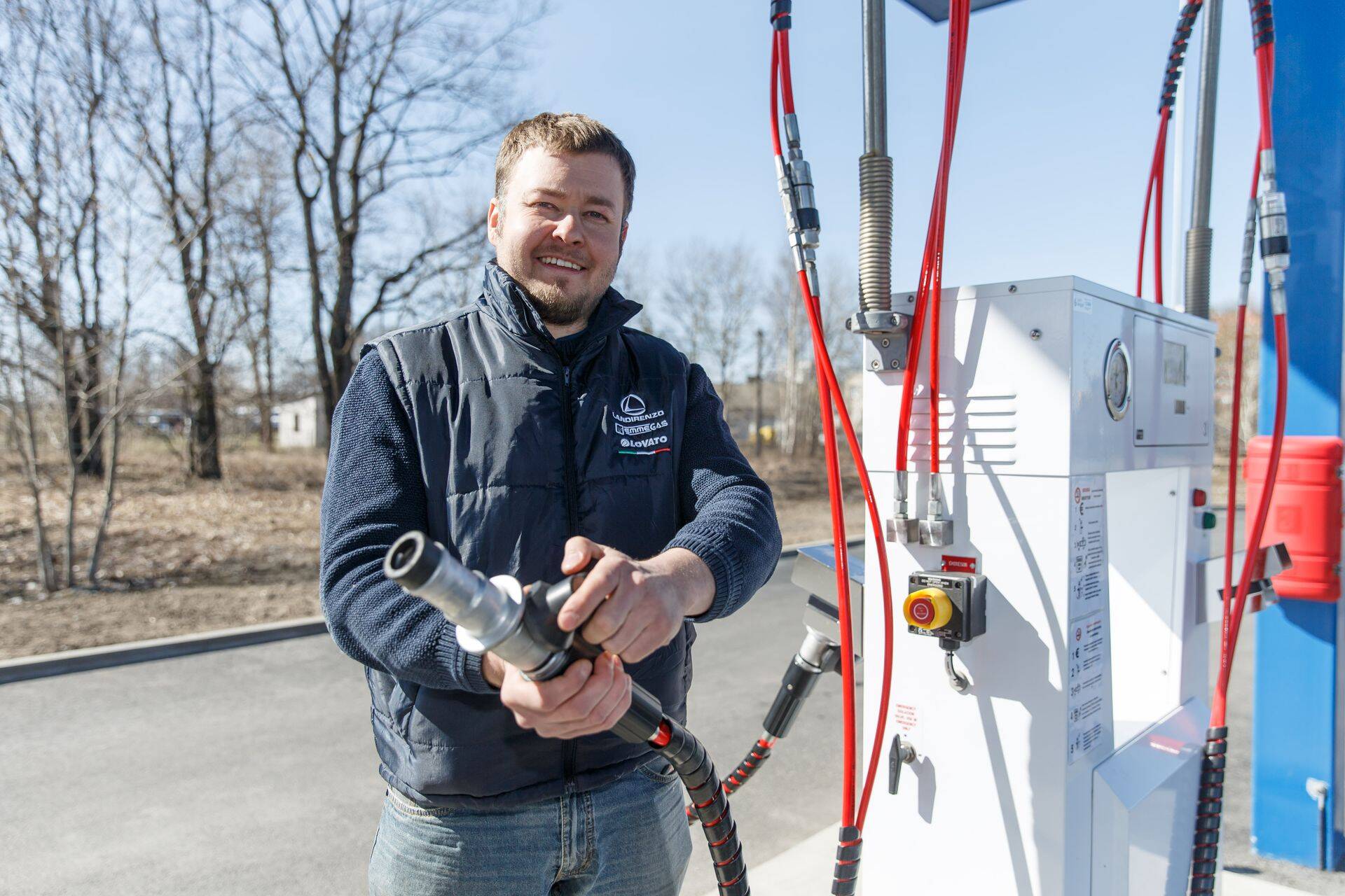 Gaznet juht Kristjan Relvik, CNG tankla, gaasitankla, autogaas.