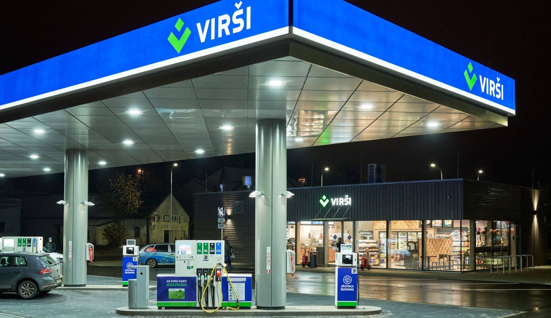 Virši-A käes on Lätis 70 tanklat.