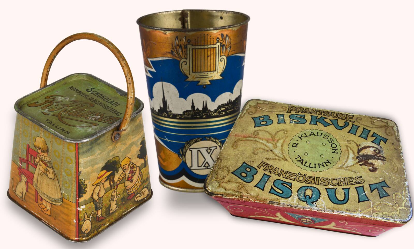 Упаковка продукции фабрики Р. Клауссона.