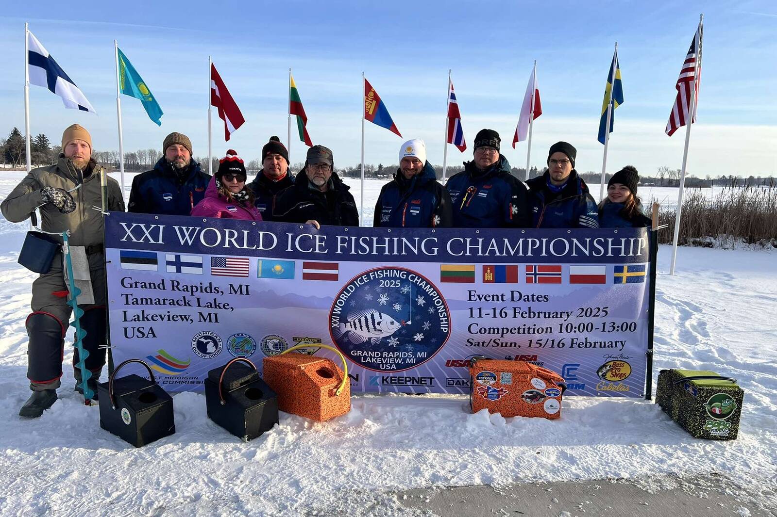 Eesti tiim 2025. aasta maailmameistrivõistlustel USAs.