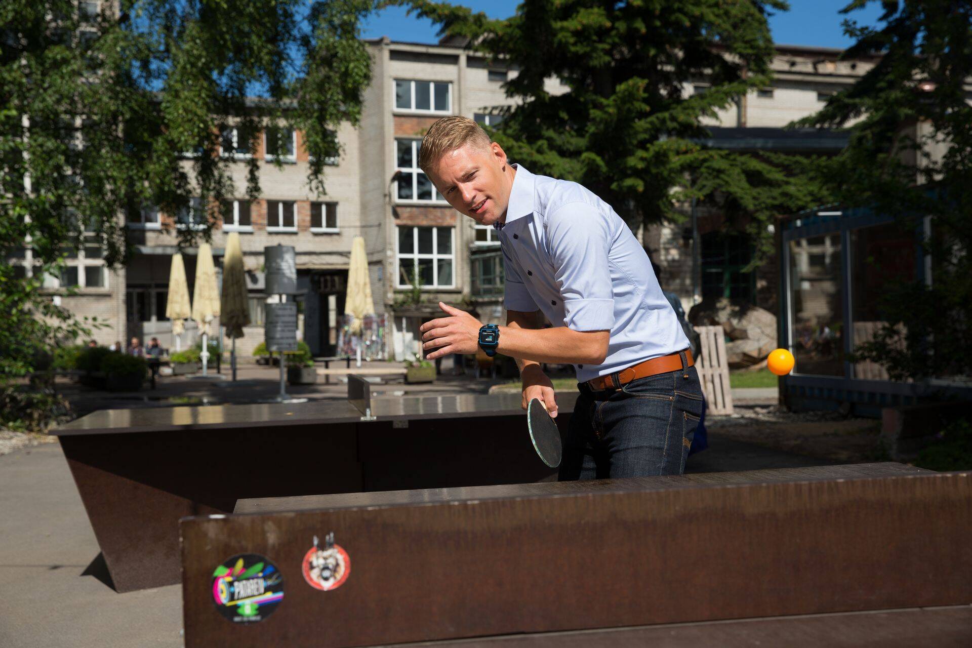 Telliskivi Loomelinnaku tegevjuht ja asutaja Jaanus Juss valib “mängukaaslasteks” eelkõige loomevaldkonnaga seotud ettevõtteid. foto: eiko kink